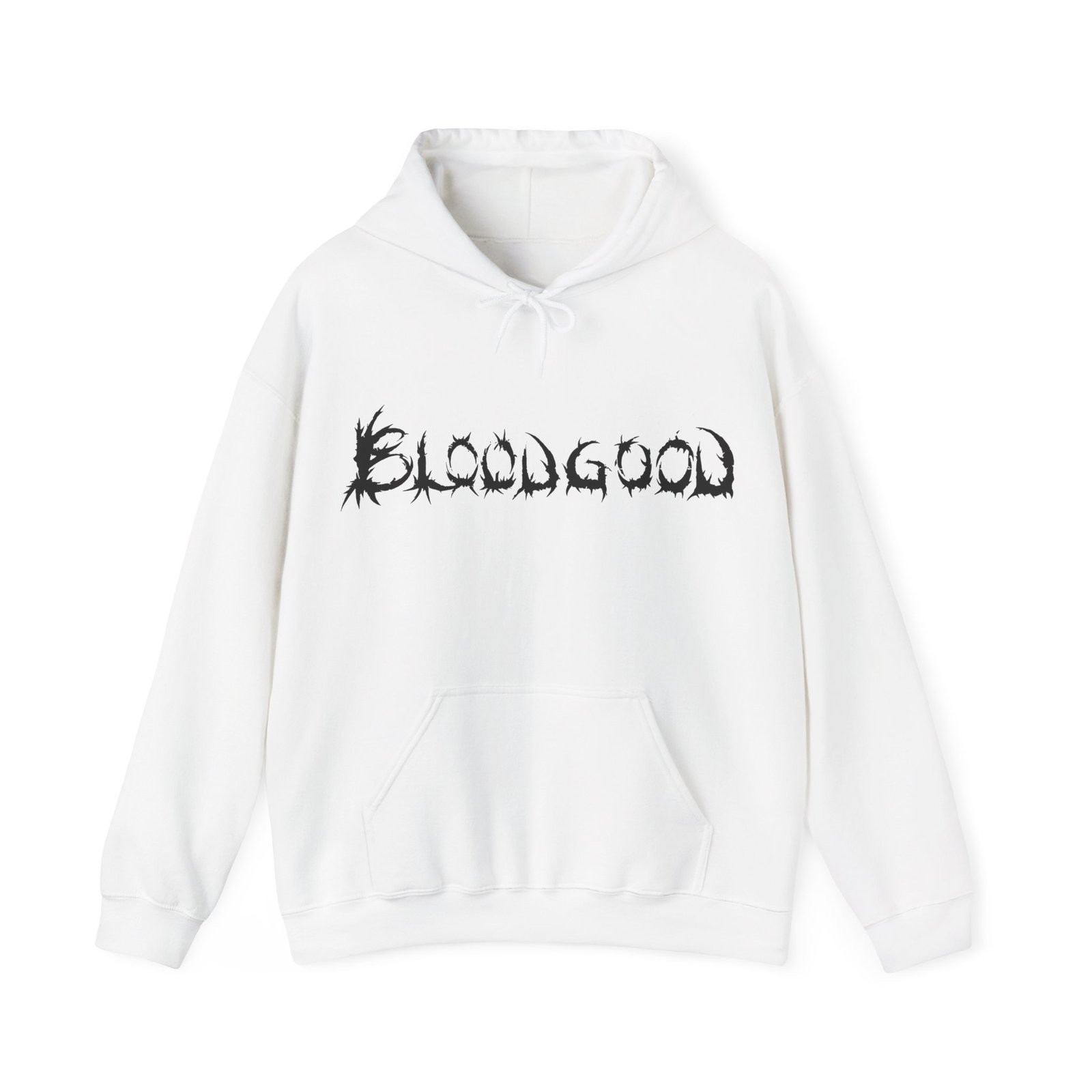 Bloodgood Black Logo Pullover Hooded Sweatshirt
