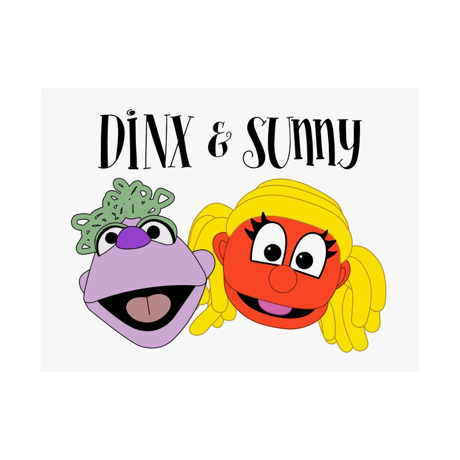 Dinx The Puppet - Dinx & Sunny Poster Prints (210gsm) - Image 5