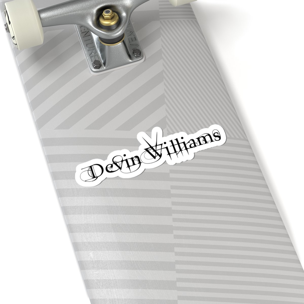 Devin Williams Logo Die Cut Stickers (Black)