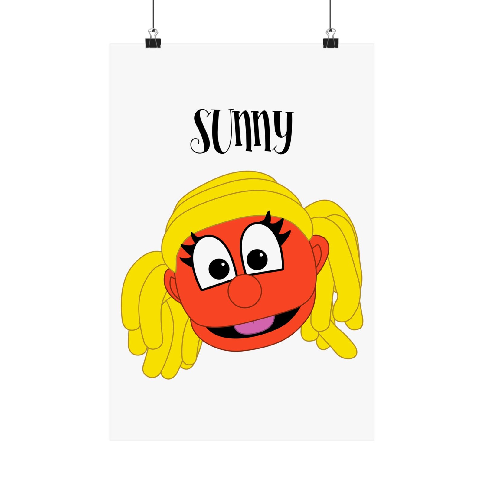 Dinx The Puppet - Sunny Poster Prints (210gsm) - Image 2