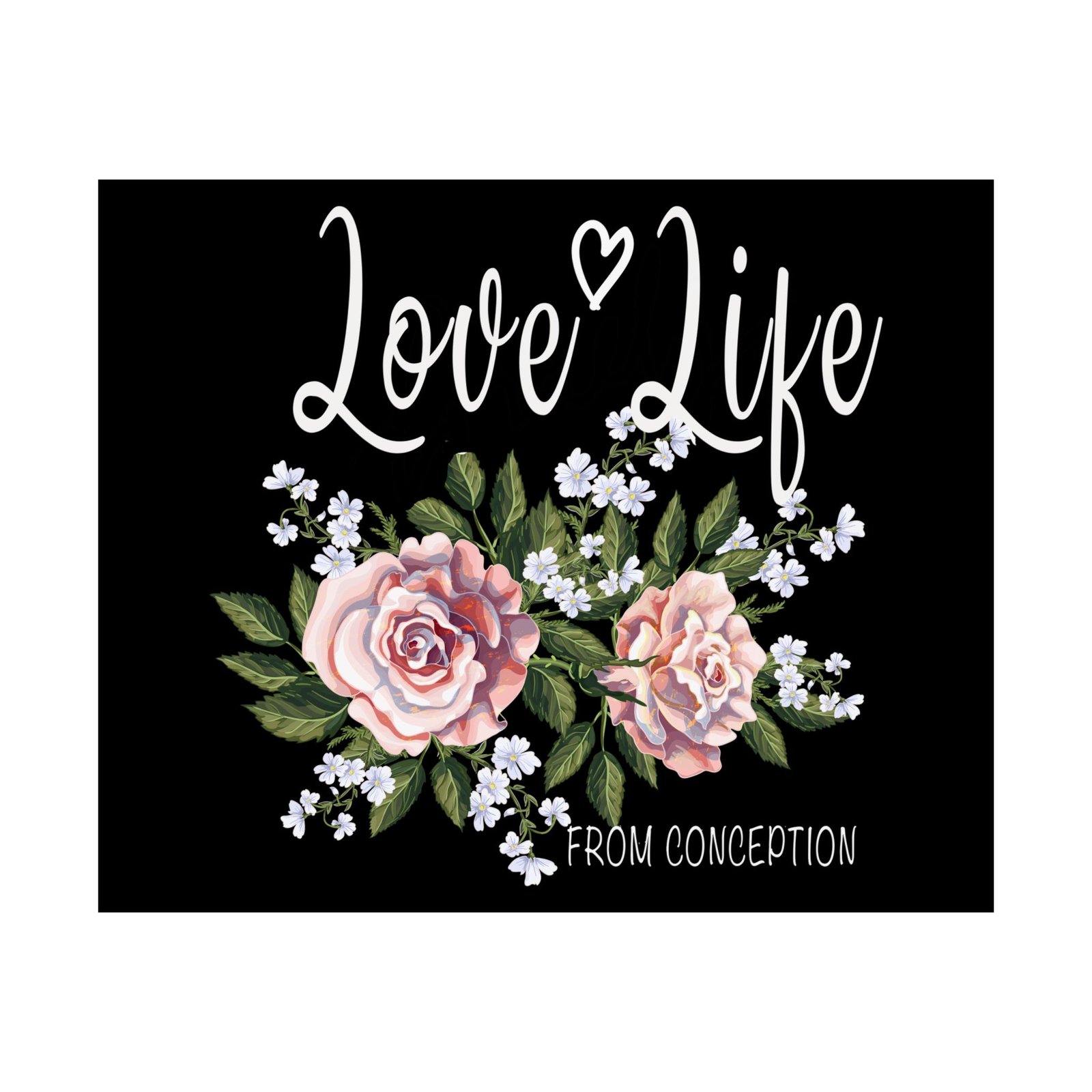 Rock For Life - Love Life Poster Prints (210gsm)