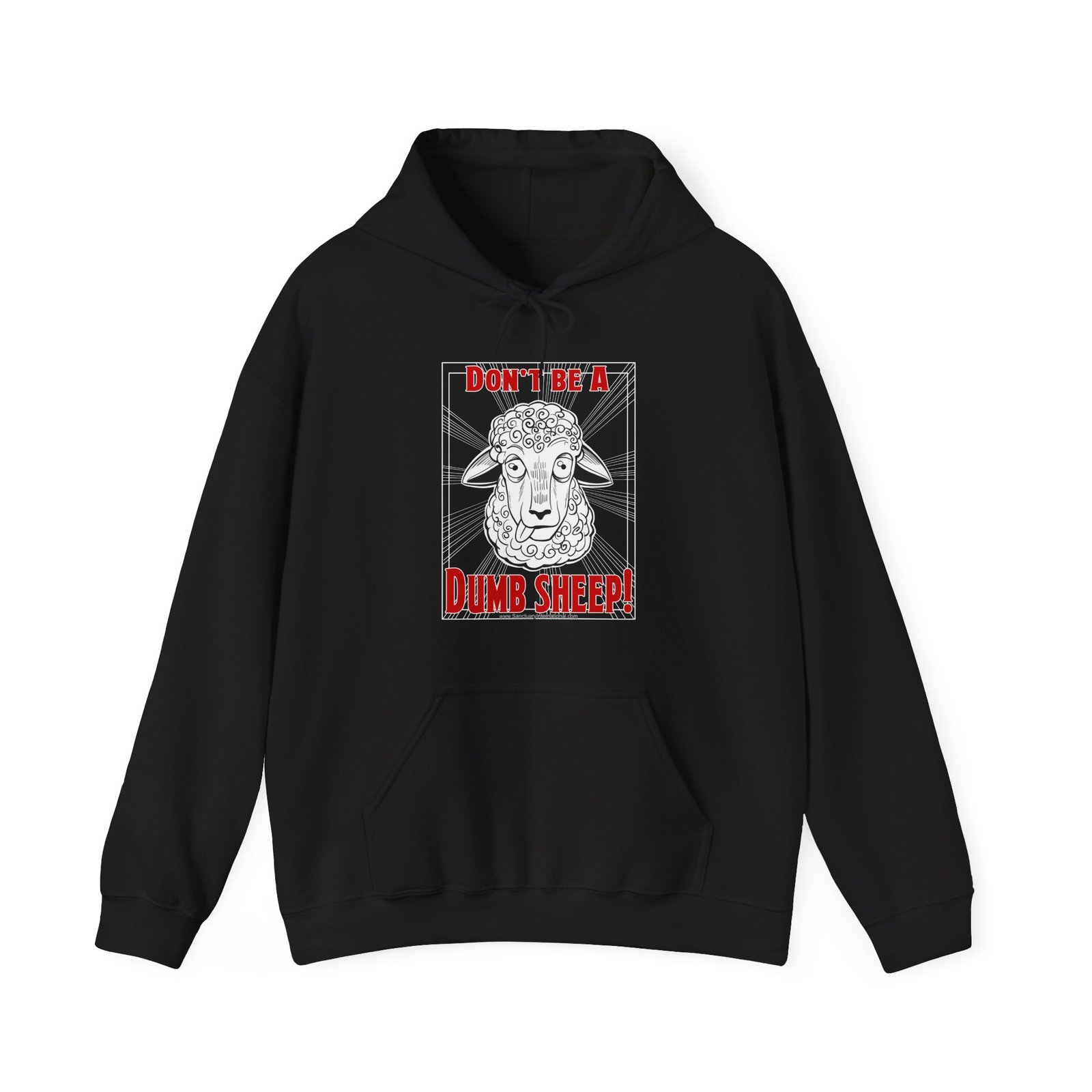 Sanctuary International - Dumb Sheep Pullover Hooded Sweatshirt
