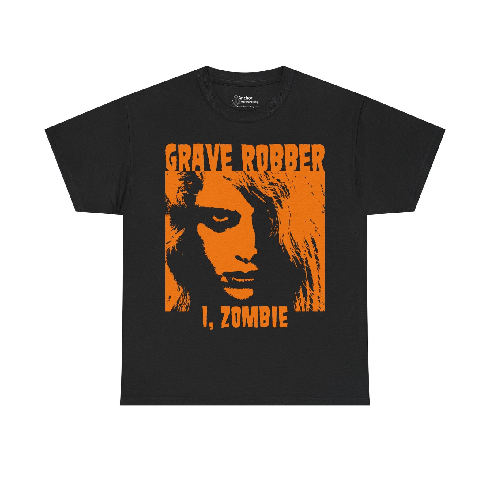 Grave Robber - I, Zombie LIMITED EDITION Orange Short Sleeve T-shirt (2-Sided)