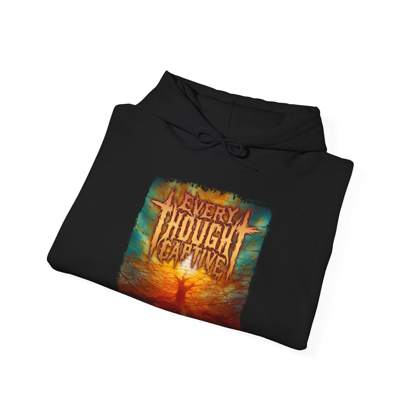 Every Thought Captive Cover Pullover Hooded Sweatshirt - Image 4