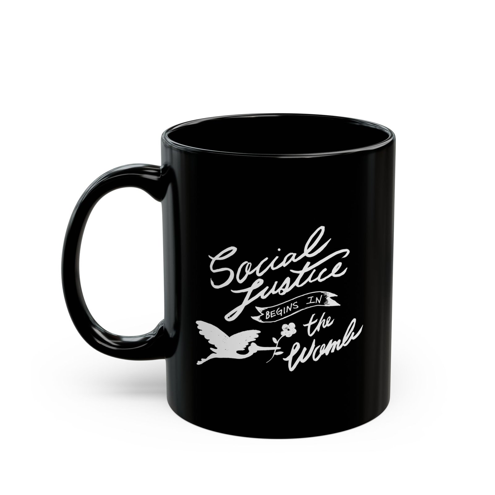 Rock For Life - Social Justice Black mug (11oz, 15oz)