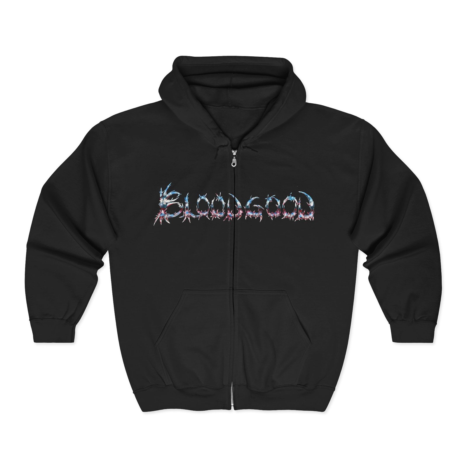 Bloodgood Classic Logo Full Zip Hooded Sweatshirt