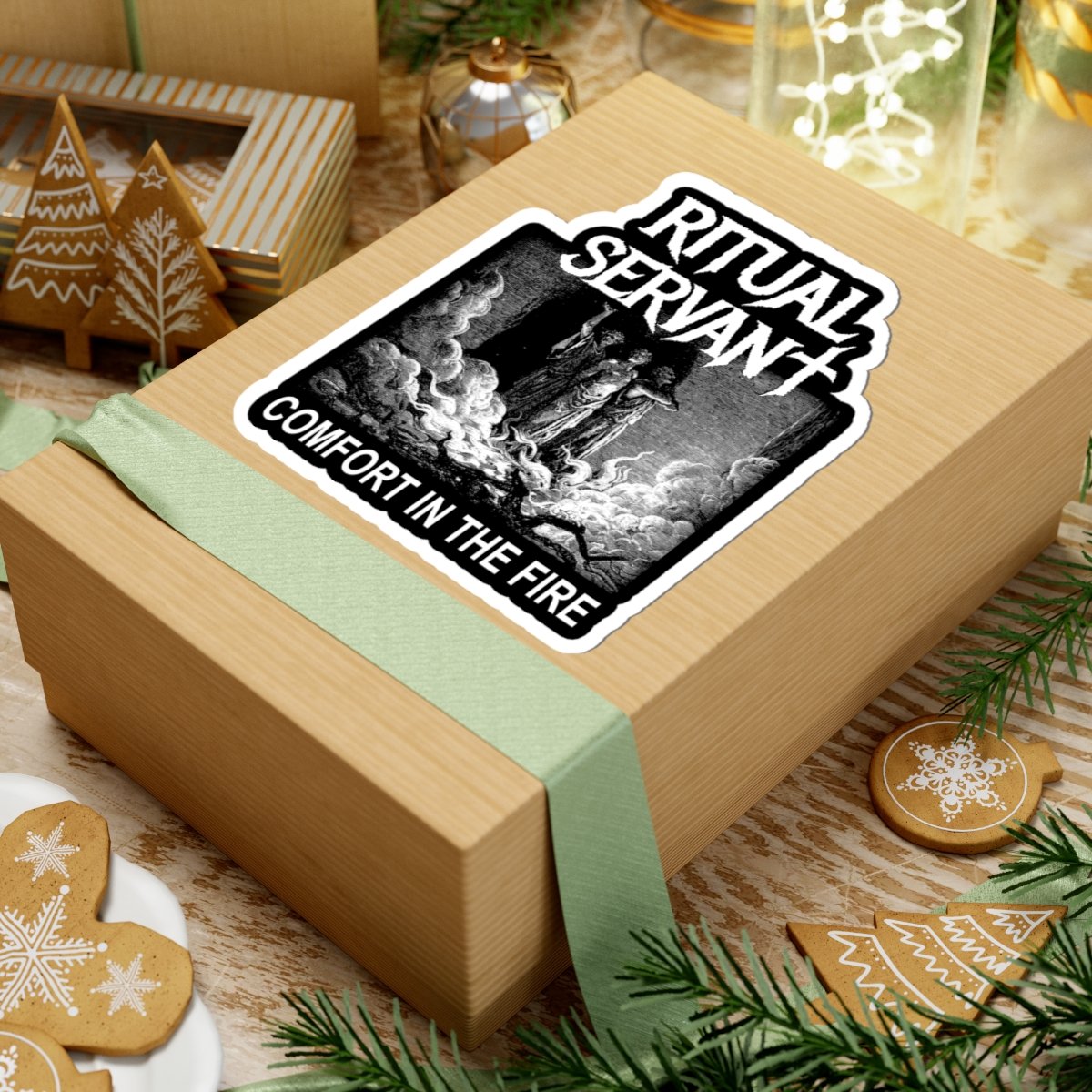 Ritual Servant - Comfort In The Fire Die Cut Stickers - Image 3