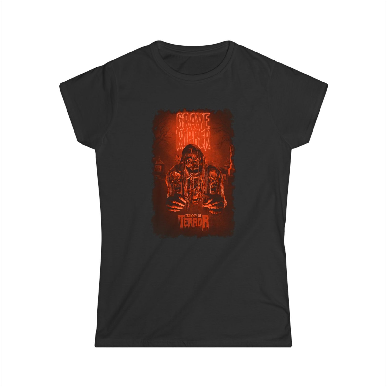 Grave Robber Trilogy Of Terror (Limited Edition Orange) Women's Short Sleeve Tshirt
