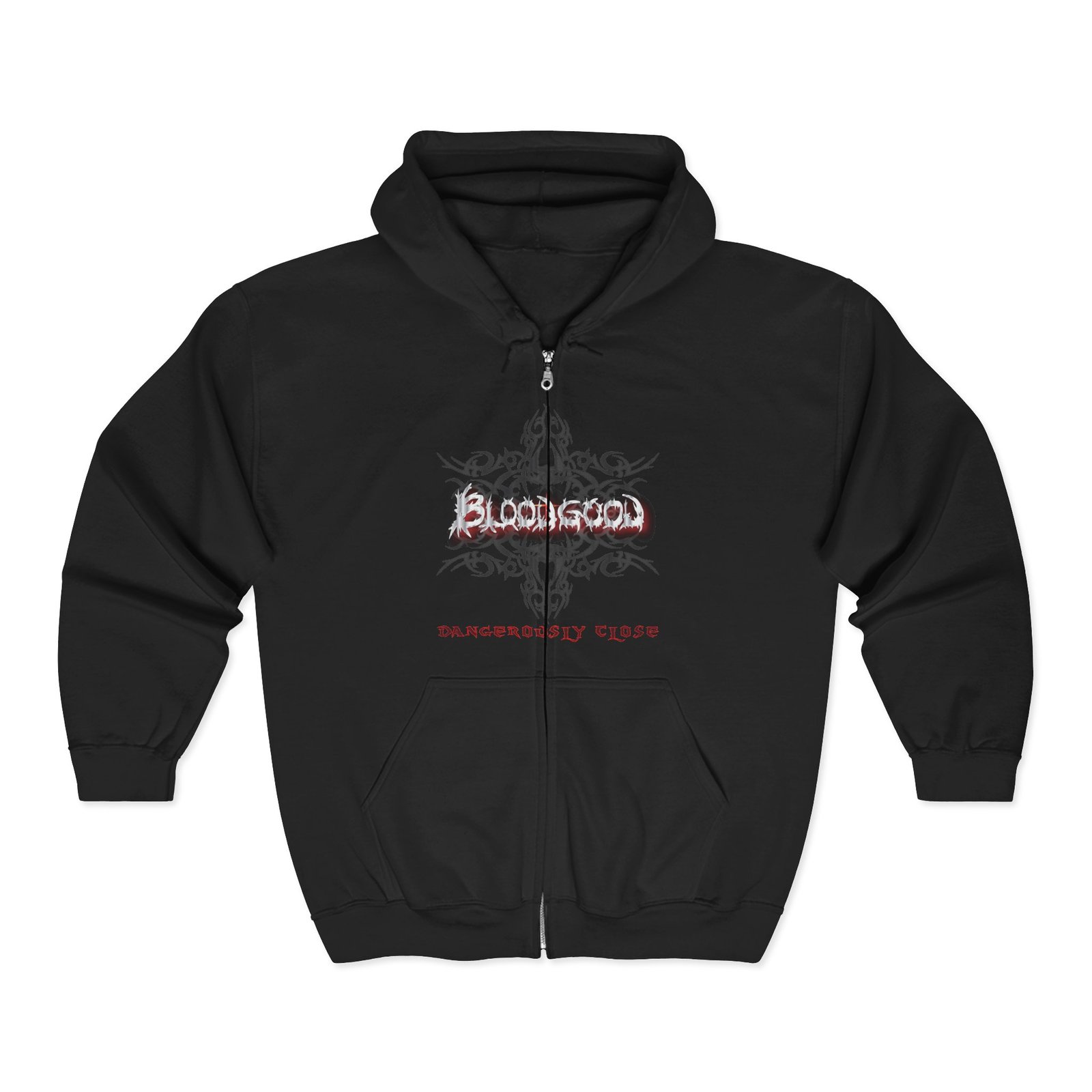 Bloodgood - Dangerously Close Clean Version Full Zip Hooded Sweatshirt