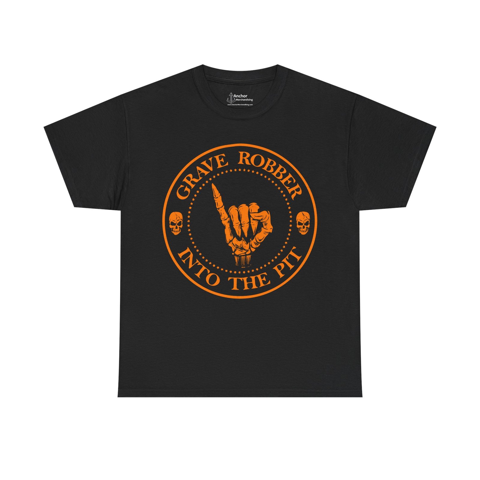 Grave Robber Into The Pit (Limited Edition Orange) Short Sleeve Tshirt