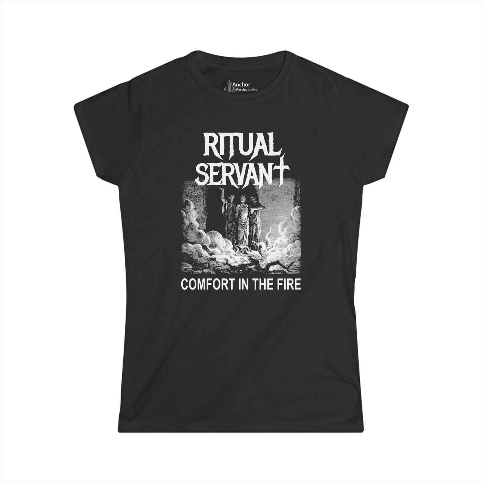 Ritual Servant - Comfort In The Fire Women's Short Sleeve Tshirt (2-Sided)