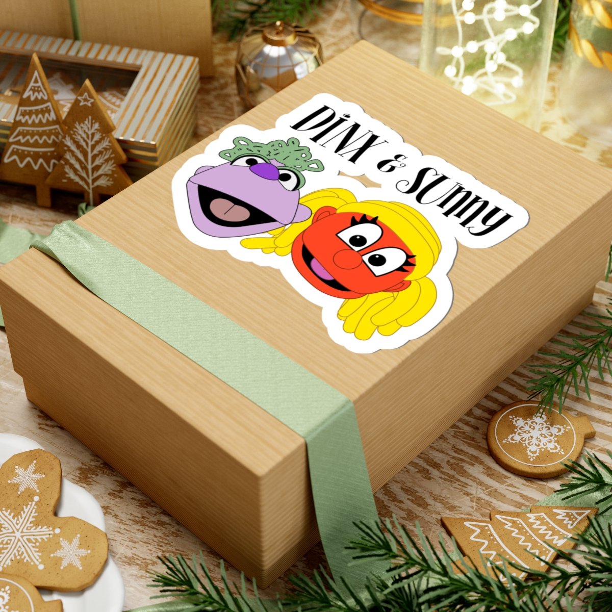 Dinx The Puppet - Dinx & Sunny Die Cut Stickers - Image 3