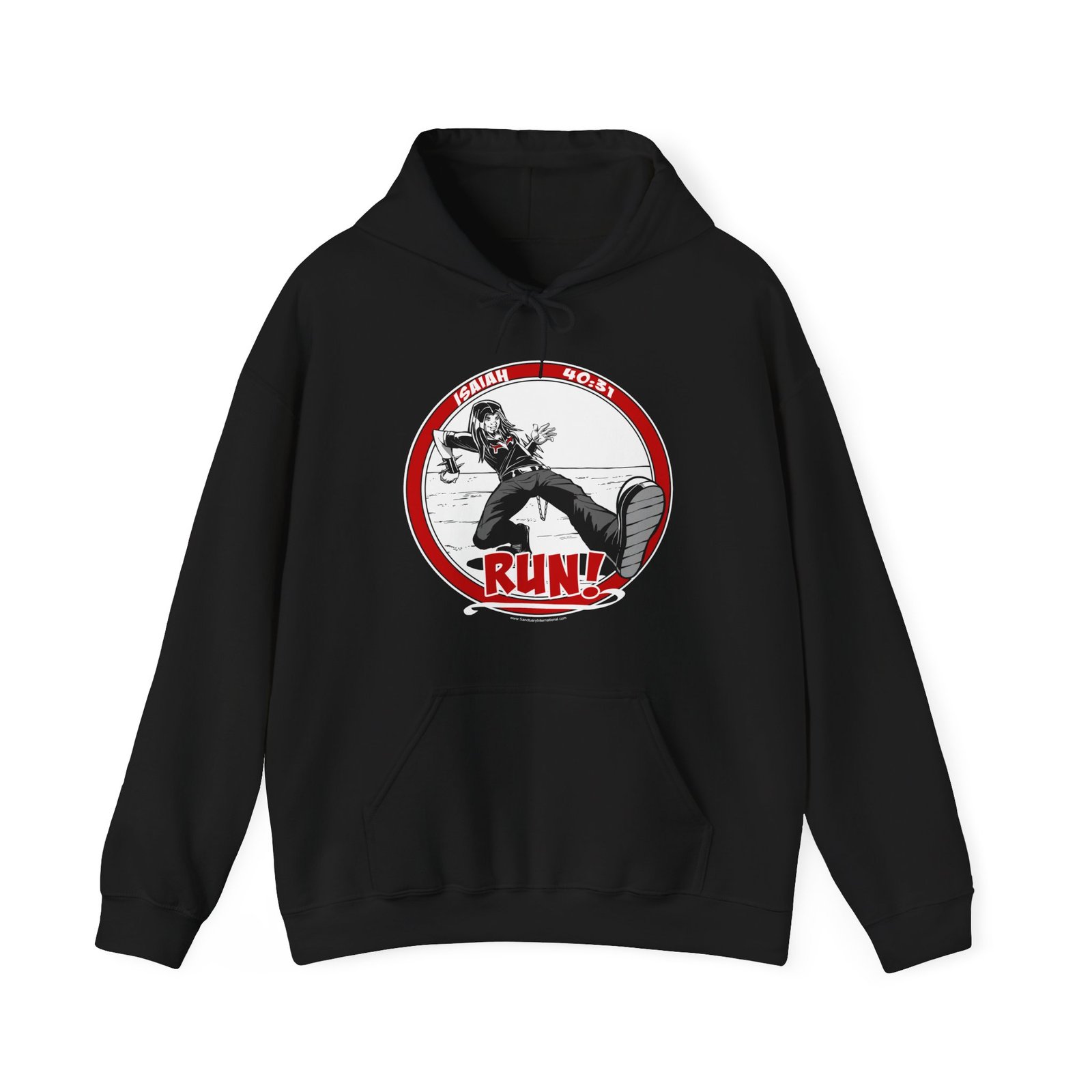Sanctuary International - Run! Pullover Hooded Sweatshirt