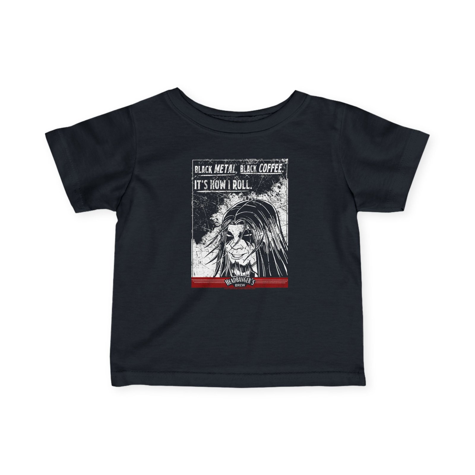 Sanctuary International - Black Metal Black Coffee Infant Short Sleeve Tshirt