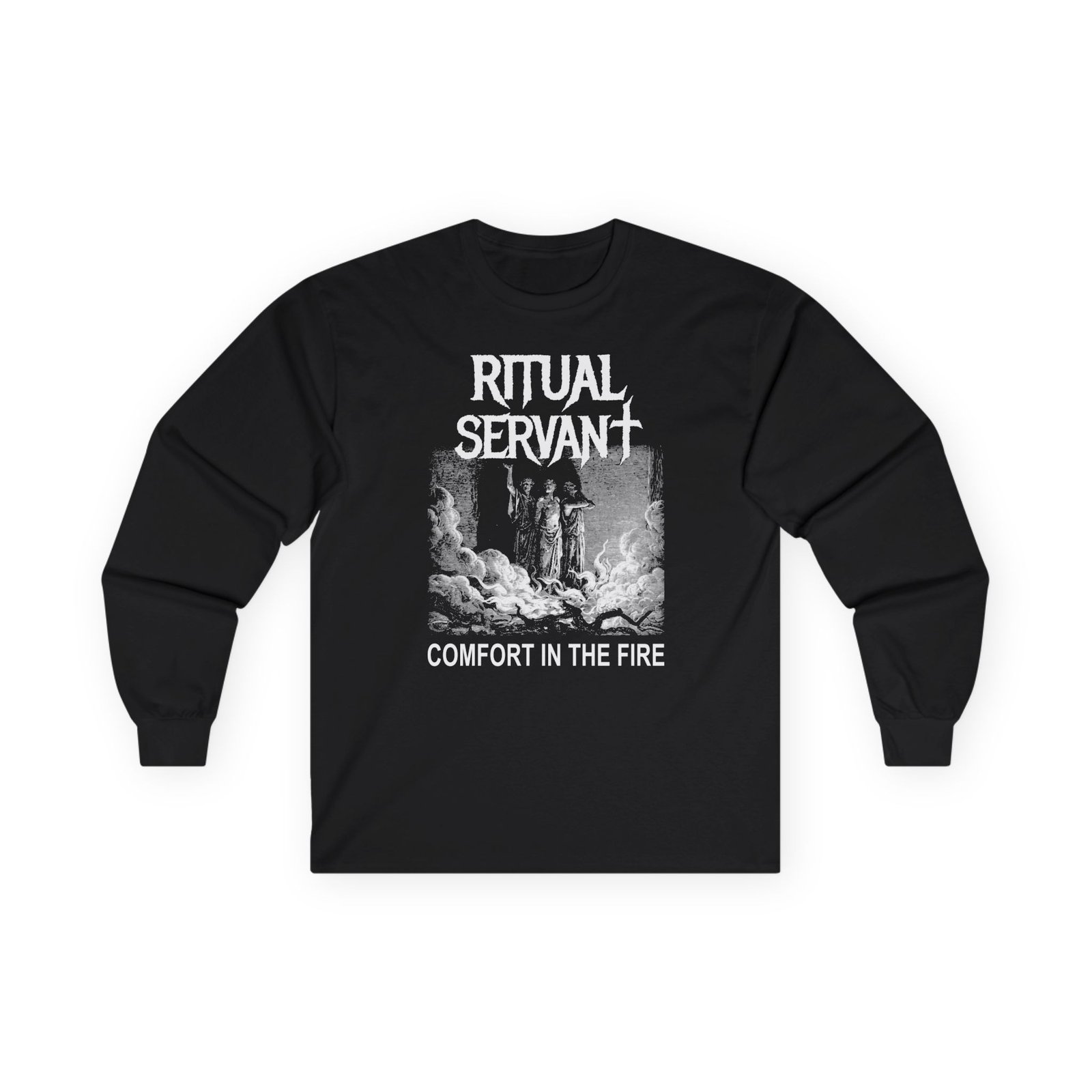 Ritual Servant - Comfort In The Fire Long Sleeve Tshirt (2-Sided)