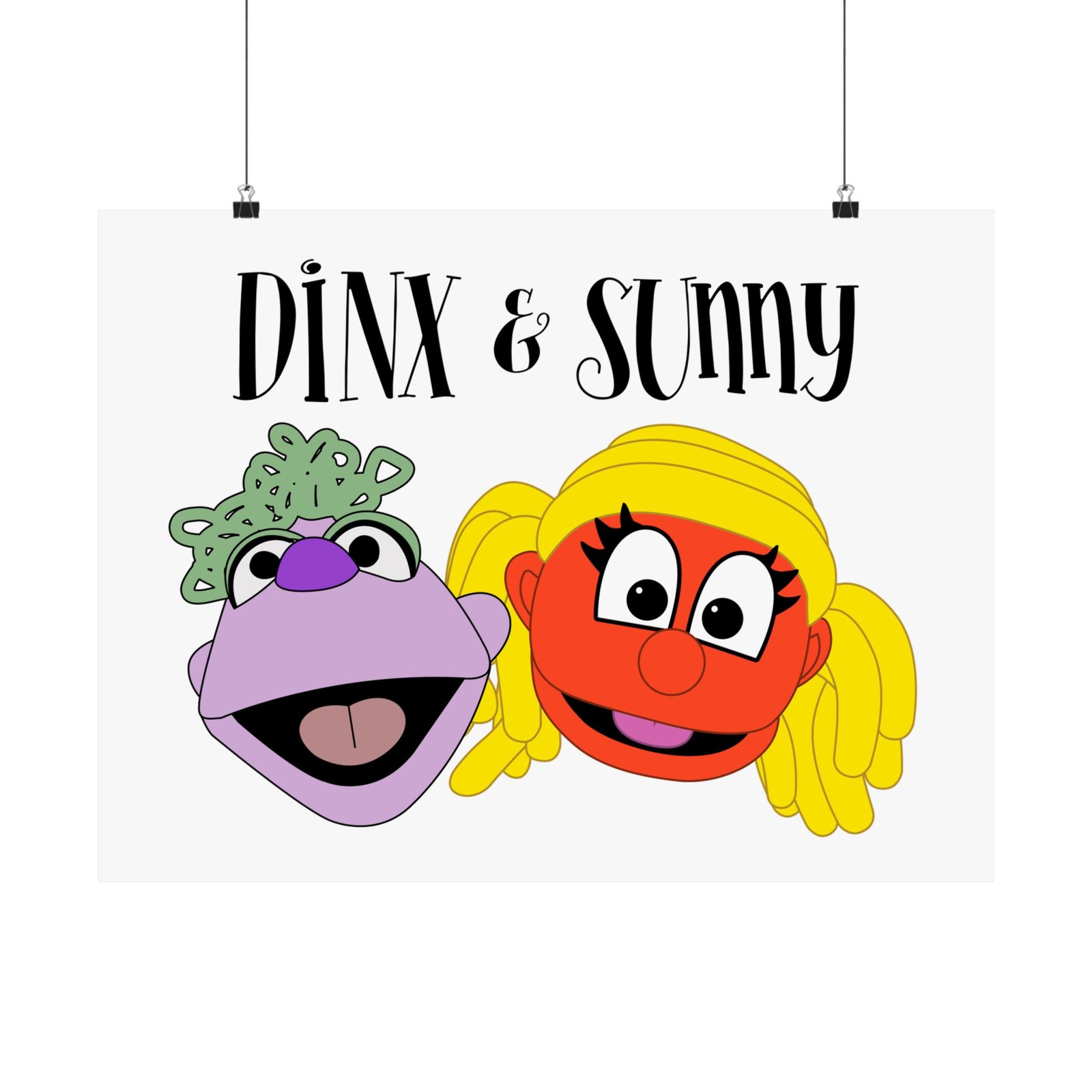 Dinx The Puppet - Dinx & Sunny Poster Prints (210gsm) - Image 6