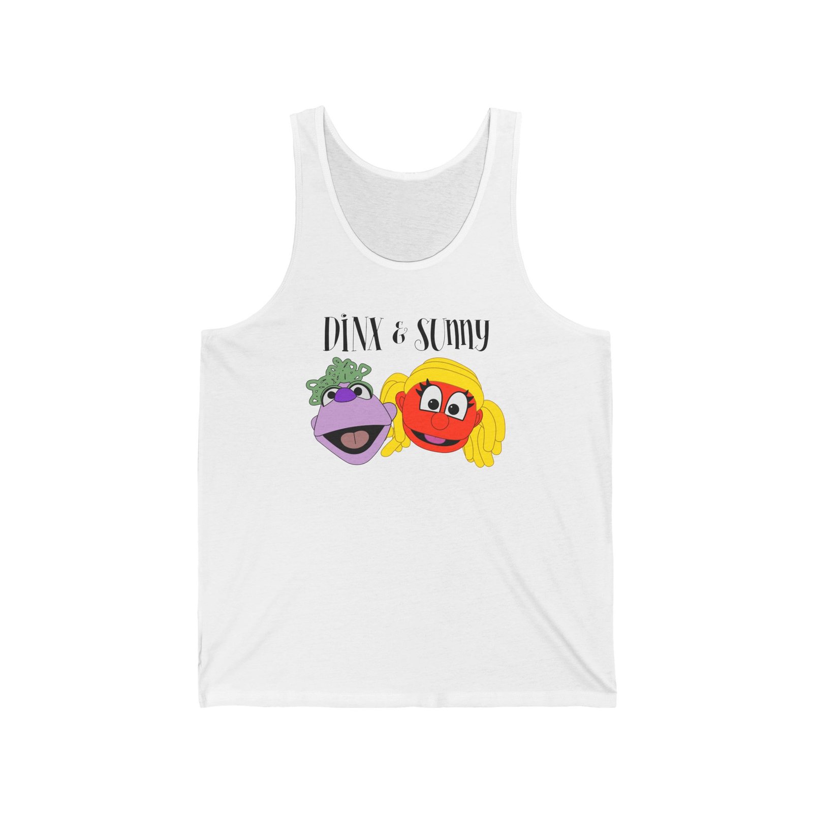 Dinx The Puppet - Dinx & Sunny Unisex Jersey Tank Top