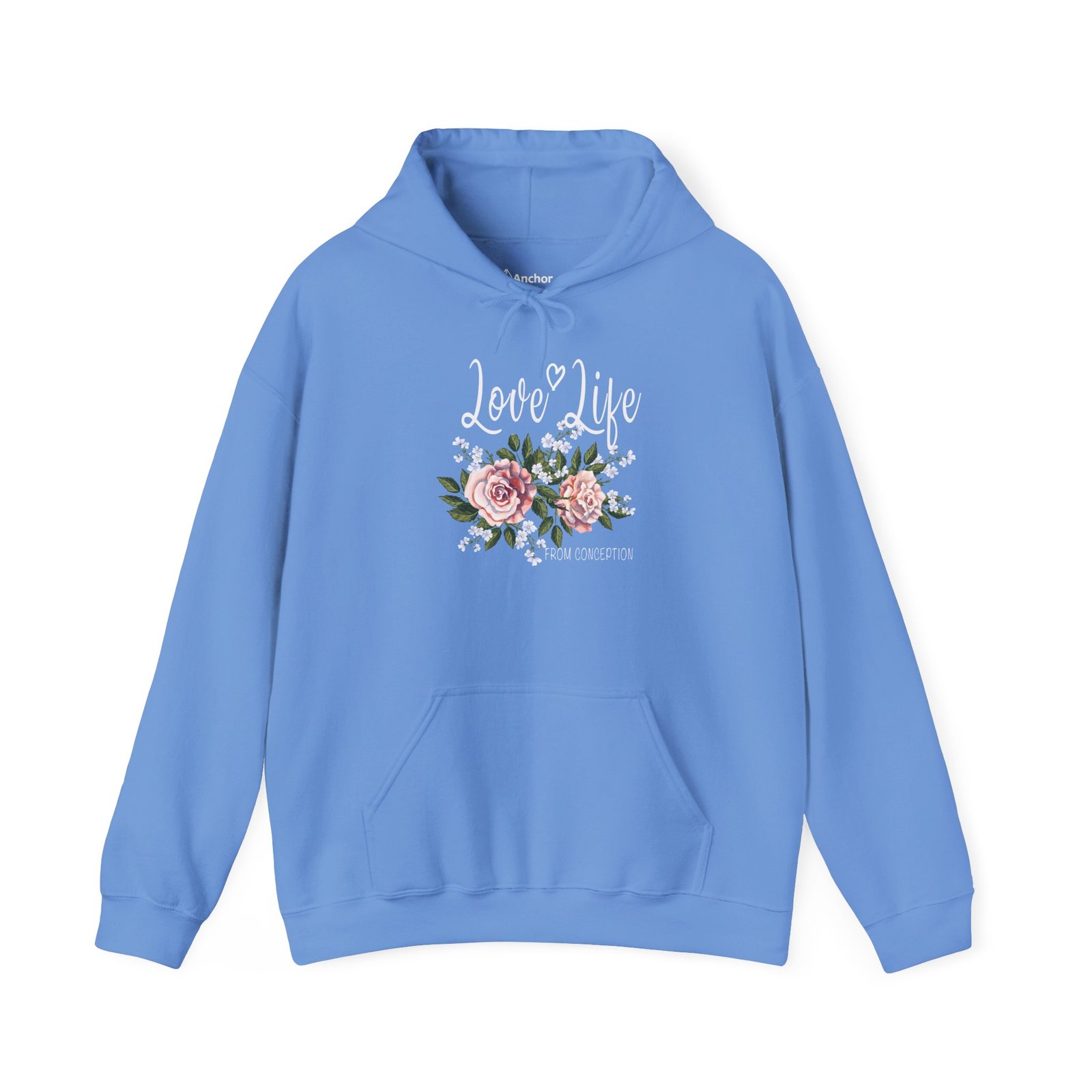 Rock For Life - Love Life Pullover Hooded Sweatshirt