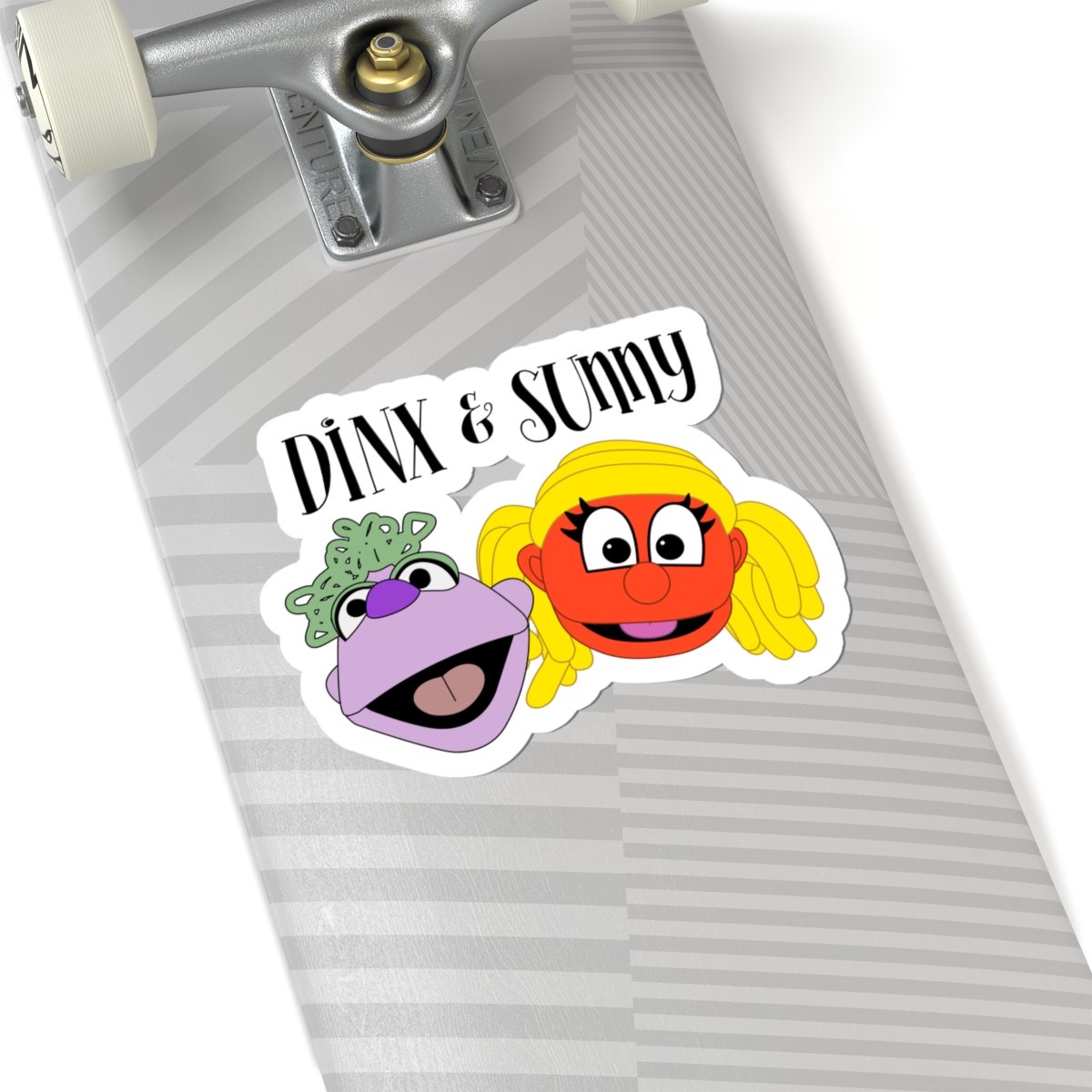 Dinx The Puppet - Dinx & Sunny Die Cut Stickers