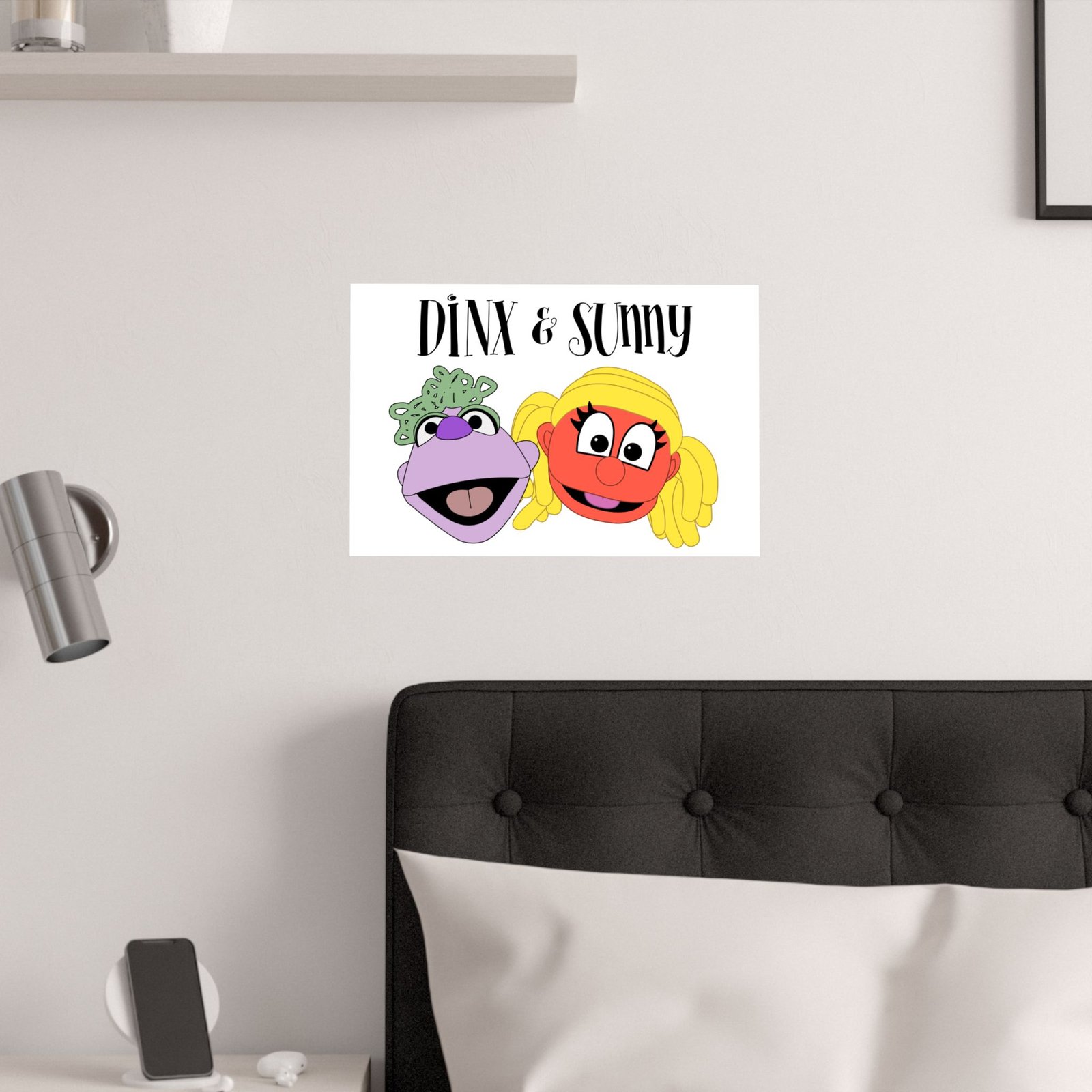 Dinx The Puppet - Dinx & Sunny Poster Prints (210gsm) - Image 3