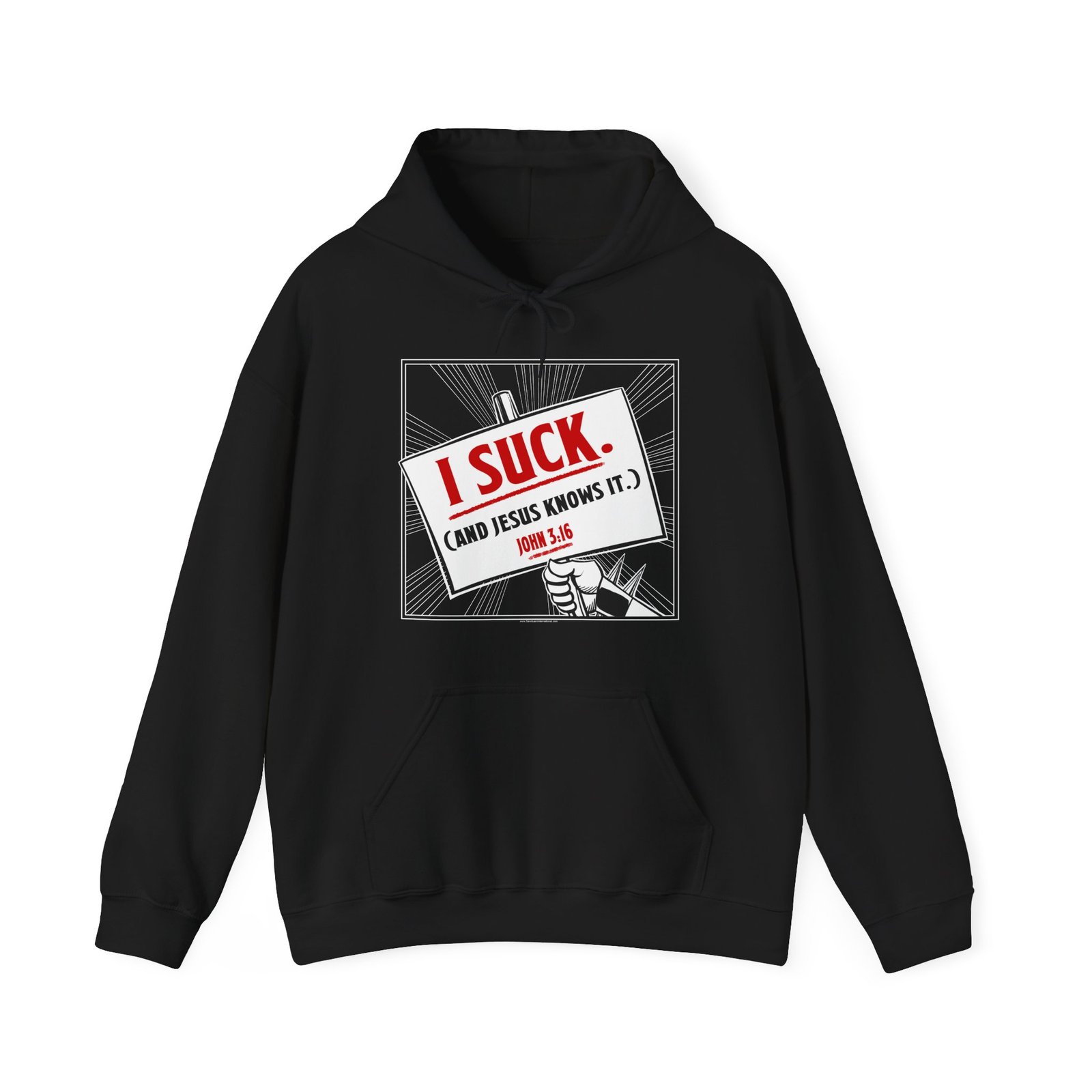 Sanctuary International - I Suck Pullover Hooded Sweatshirt