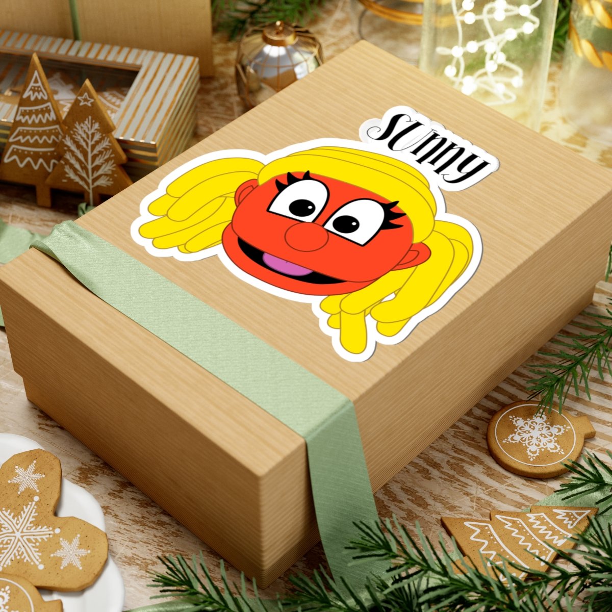 Dinx The Puppet - Sunny Die Cut Stickers - Image 3