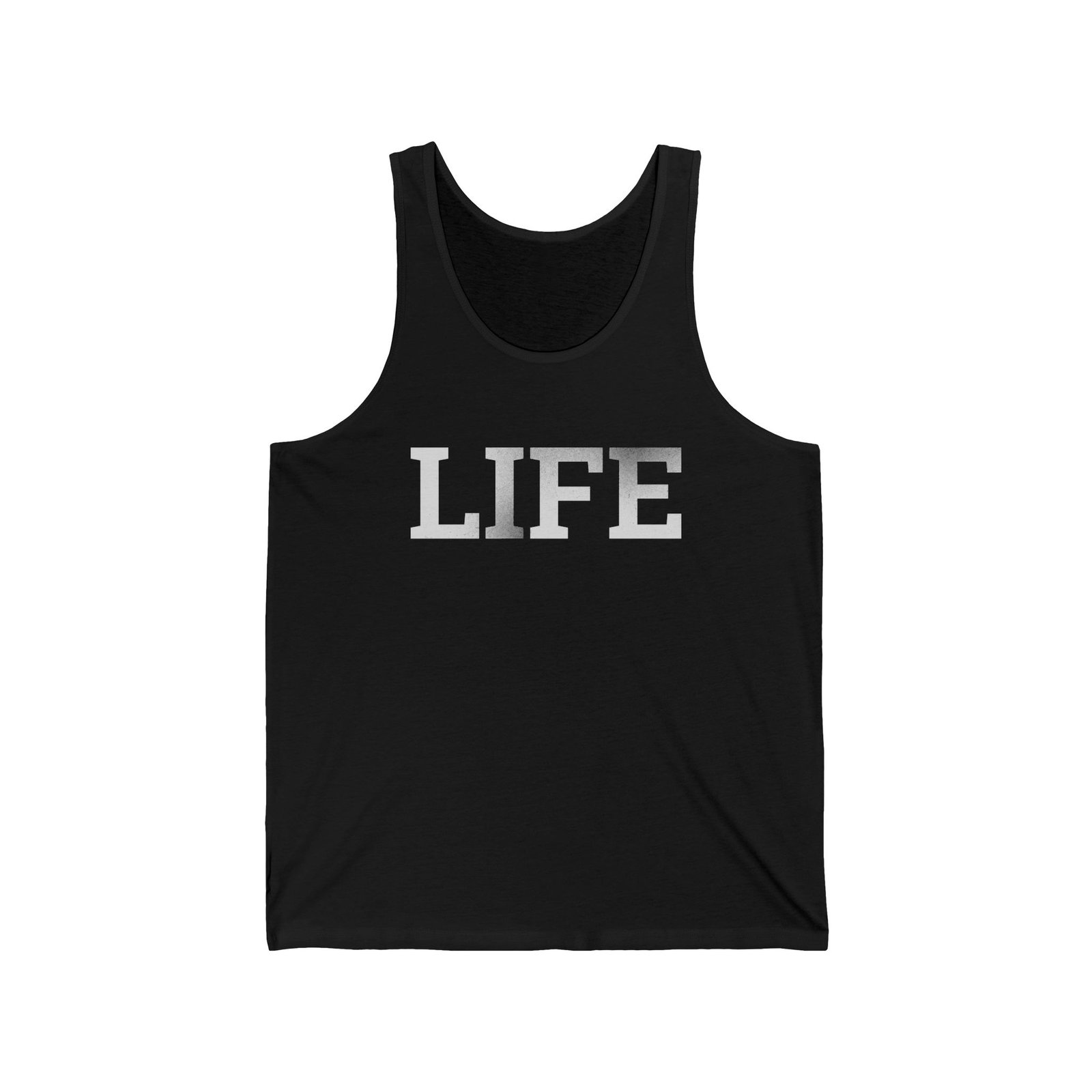 Rock For Life - Life Unisex Jersey Tank Top - Image 7