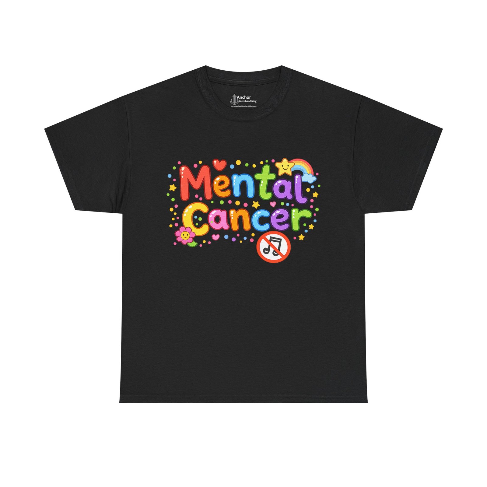 Mental Cancer - Happy Short Sleeve T-shirt - Image 13