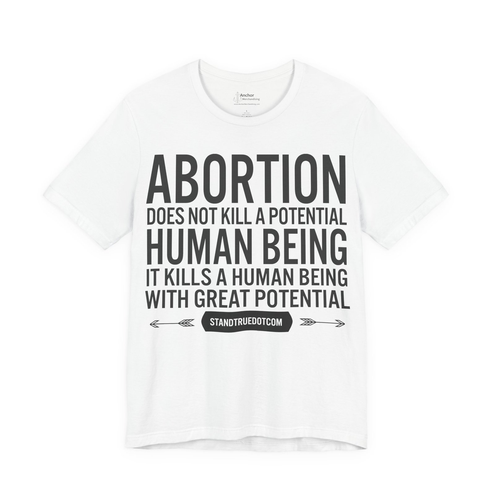 Rock For Life - Great Potential Bella+Canvas Soft Short Sleeve Tee - Image 2