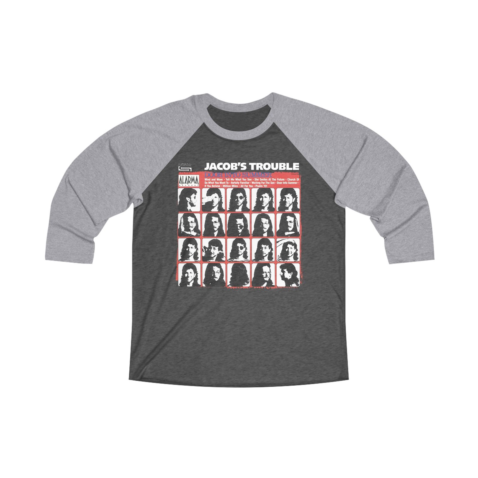 Jacob's Trouble - Door Into Summer 3/4 Sleeve Baseball Tshirt