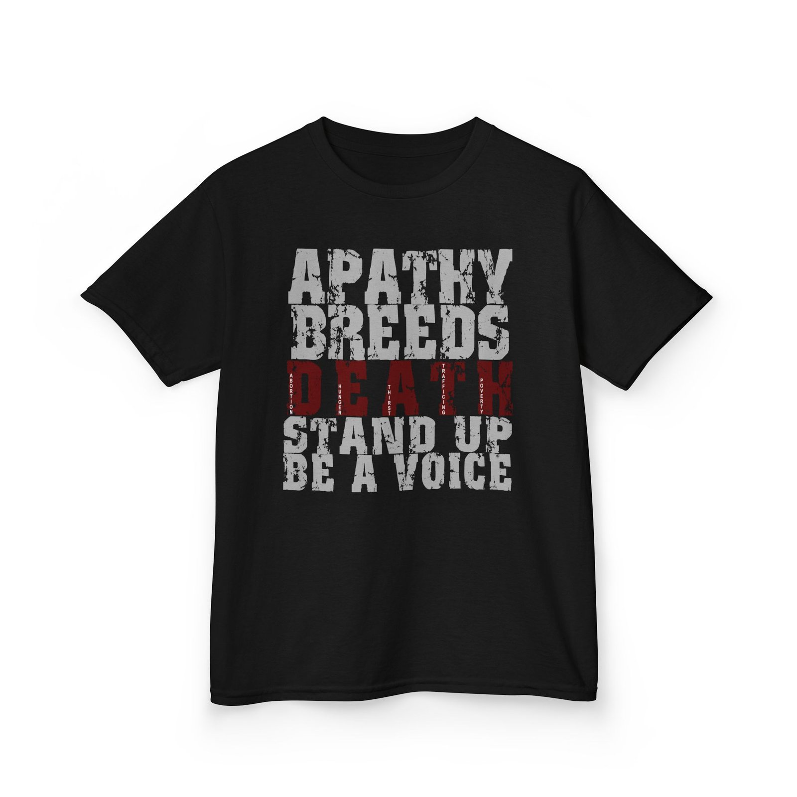 Rock For Life - Apathy Children's Short Sleeve Tshirt - Image 3