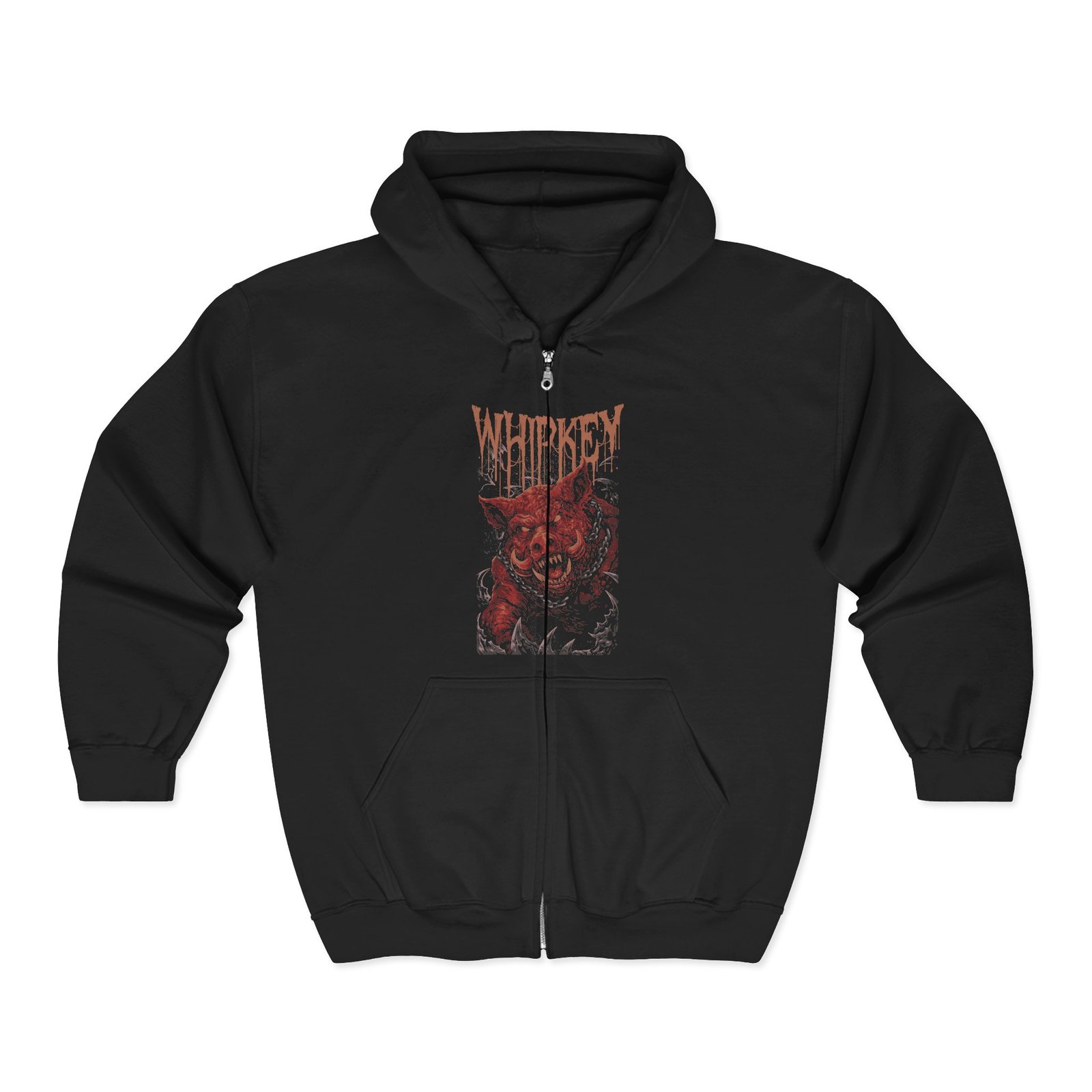 Whipkey - Boar Full Zip Hooded Sweatshirt (2-Sided)