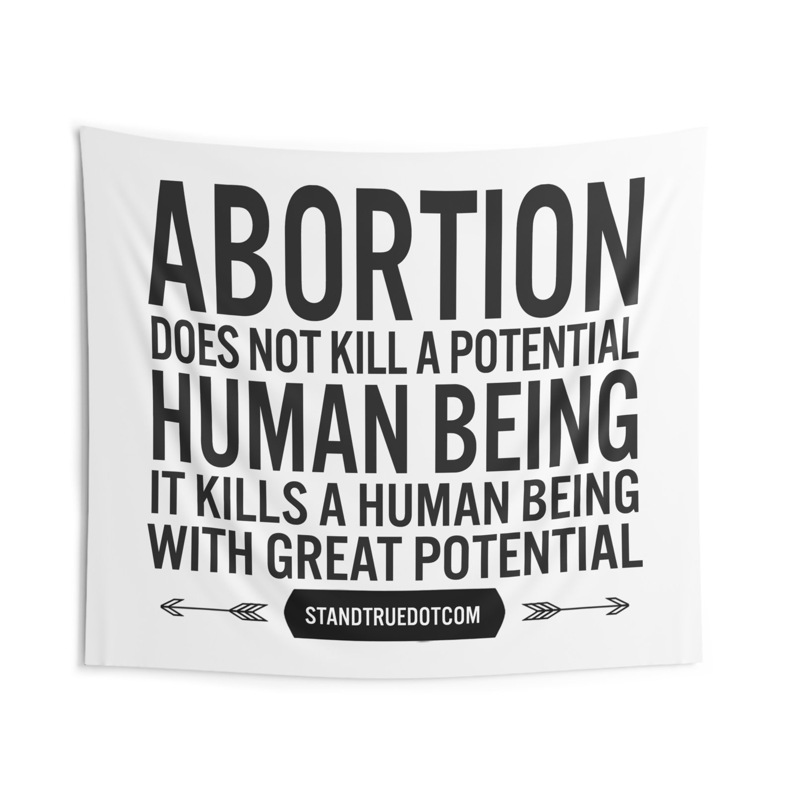 Rock For Life - Great Potential Indoor Wall Tapestries