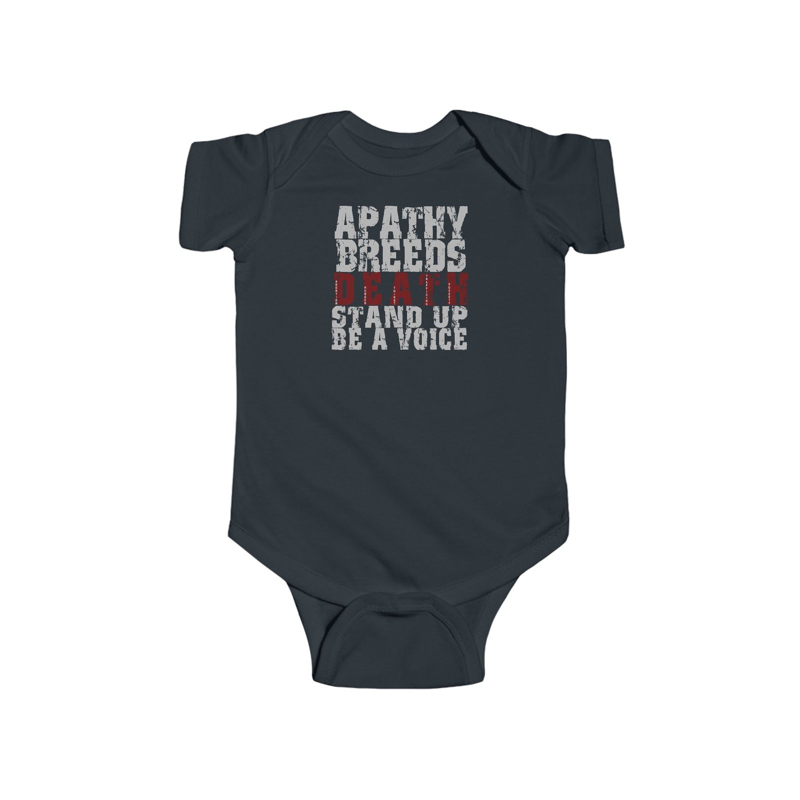 Rock For Life - Apathy Infant Fine Jersey Bodysuit