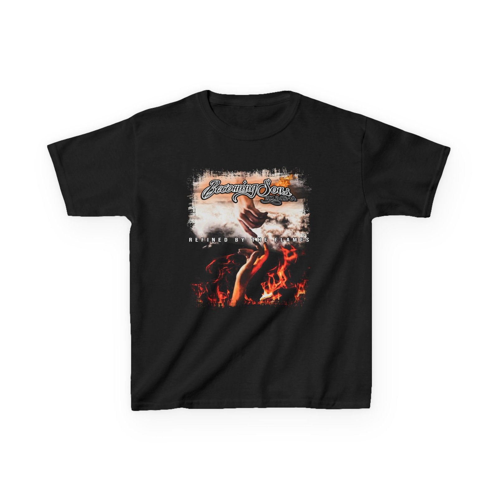 Becoming Sons - Refined By The Flames Children's Short Sleeve Tshirt (2-Sided)