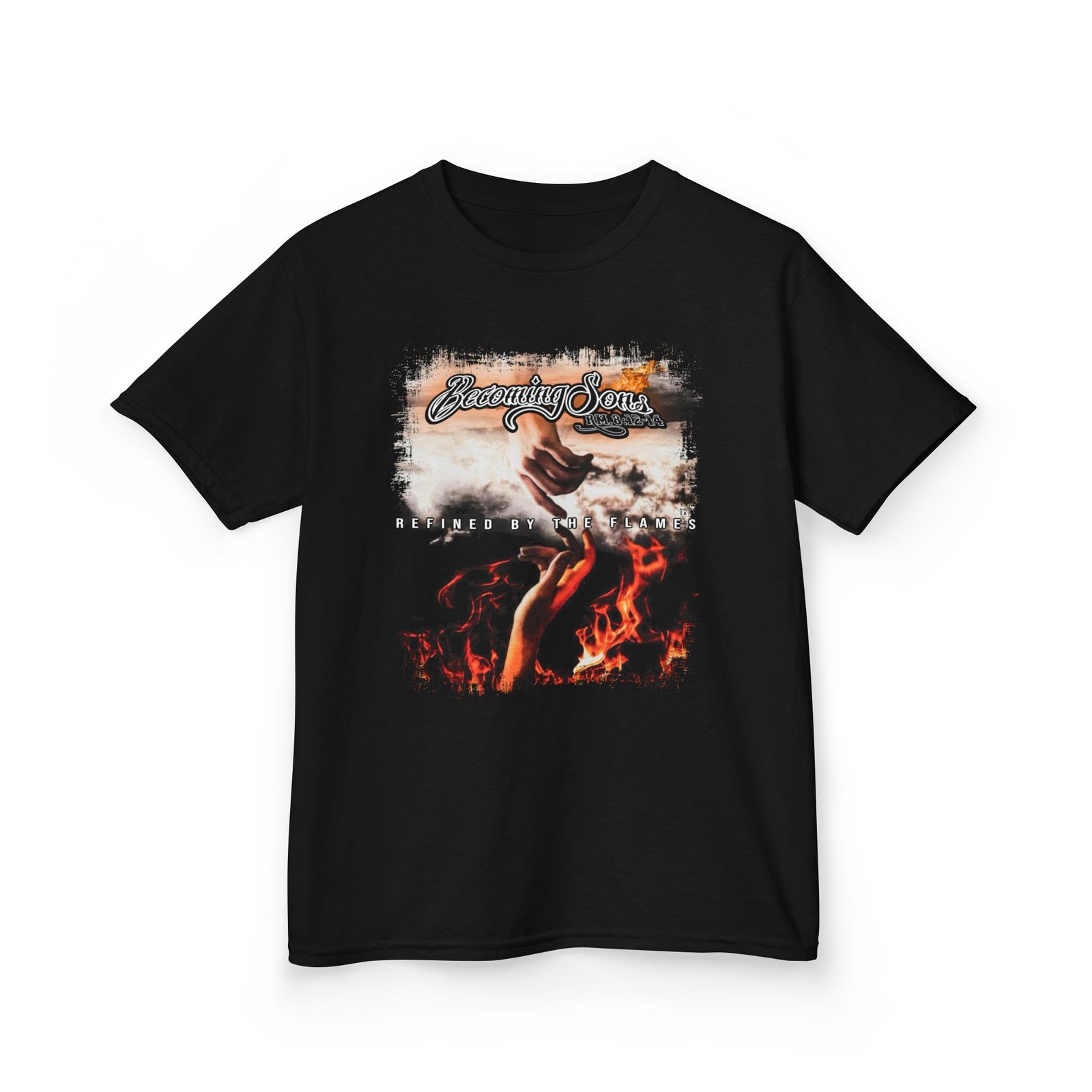 Becoming Sons - Refined By The Flames Children's Short Sleeve Tshirt (2-Sided) - Image 3
