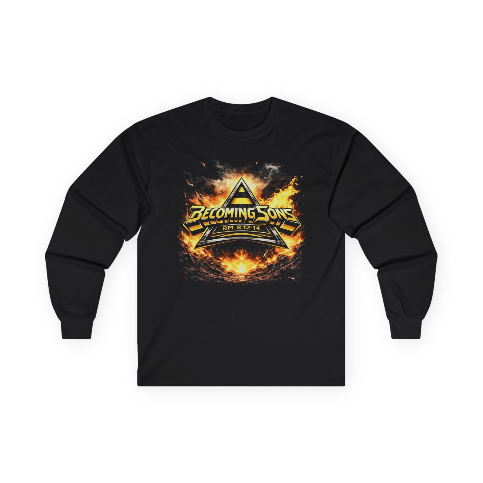 Becoming Sons - Stryper Shield Logo Long Sleeve Tshirt