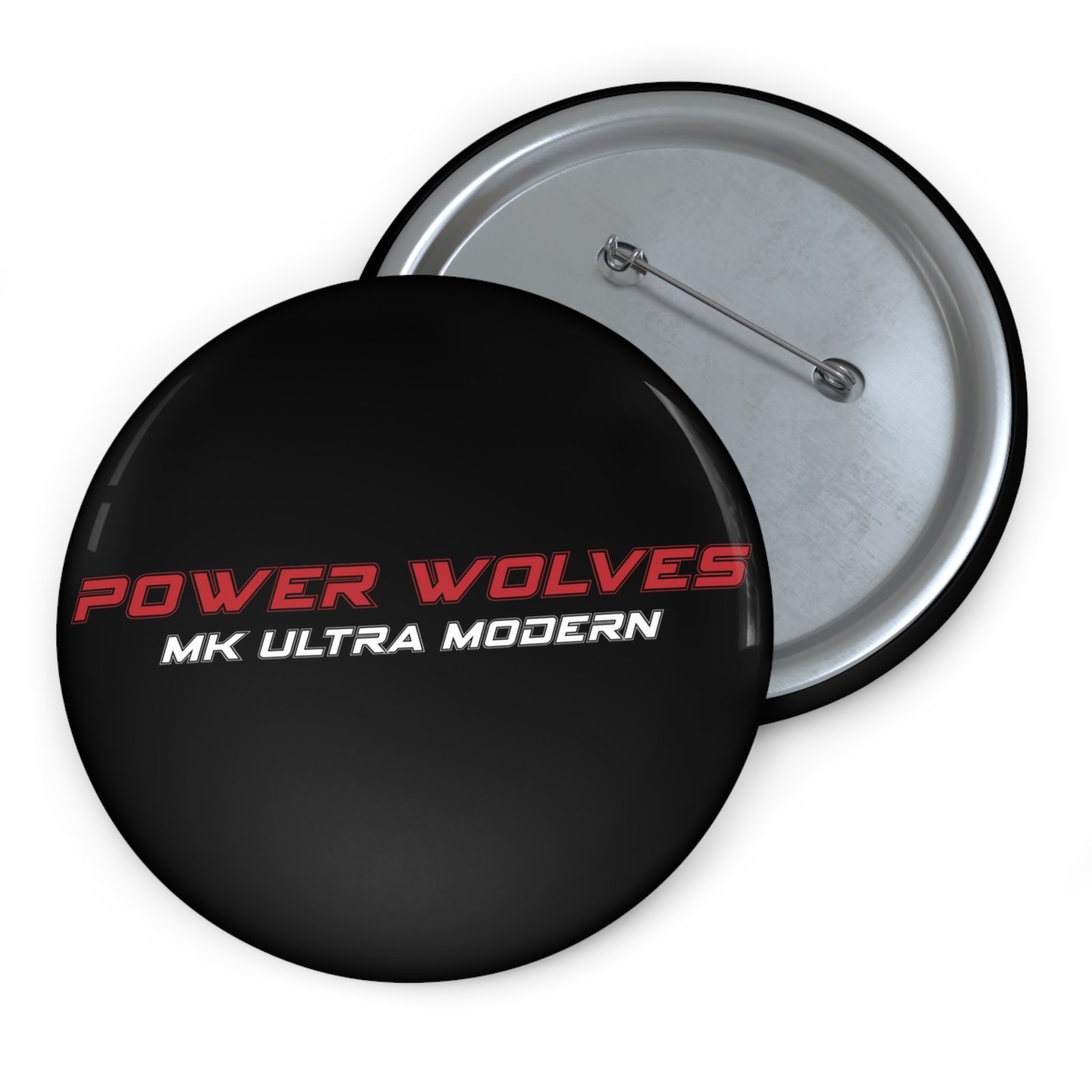 Power Wolves - MK Ultra Modern Pin Buttons (The Charon Collective)