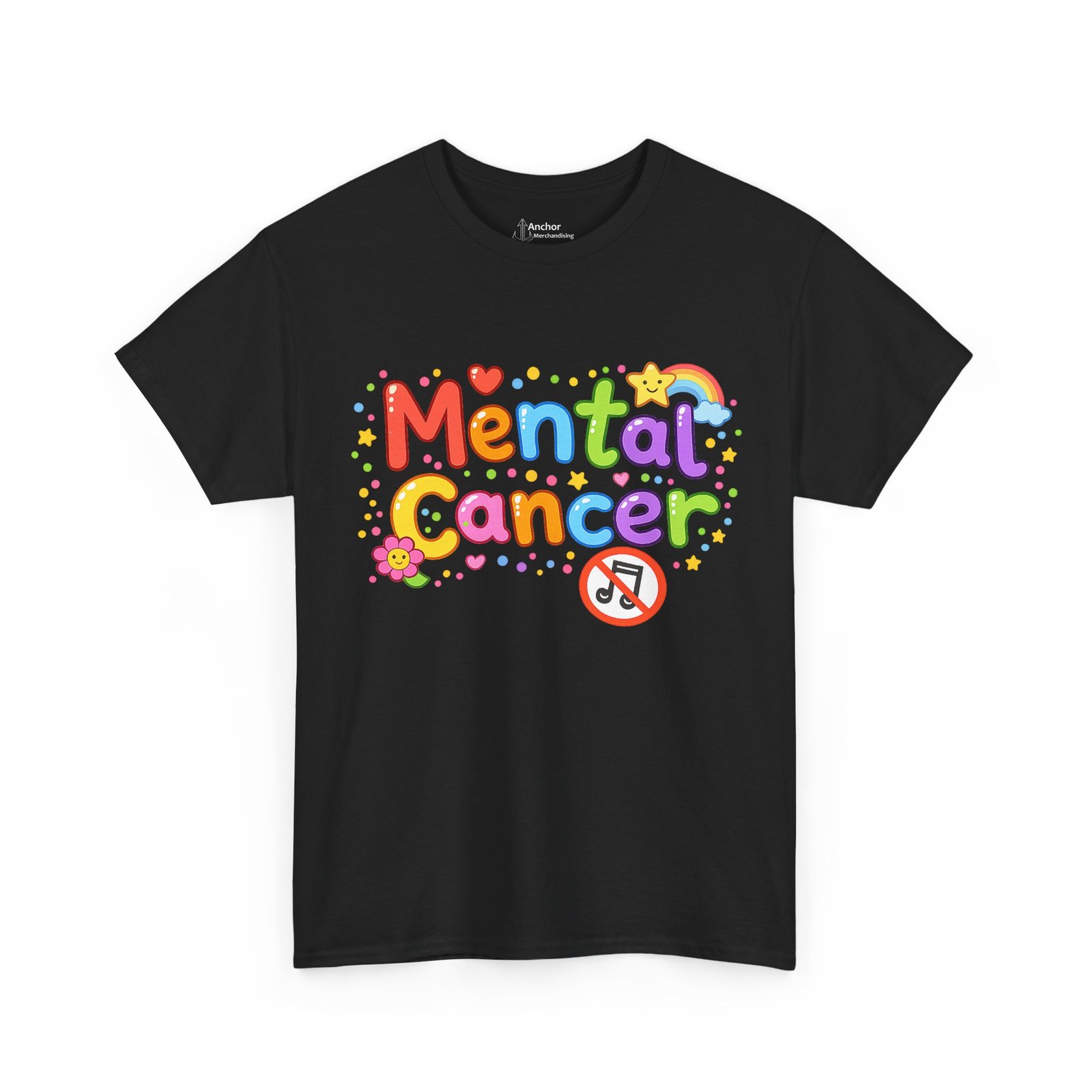 Mental Cancer - Happy Short Sleeve T-shirt - Image 15