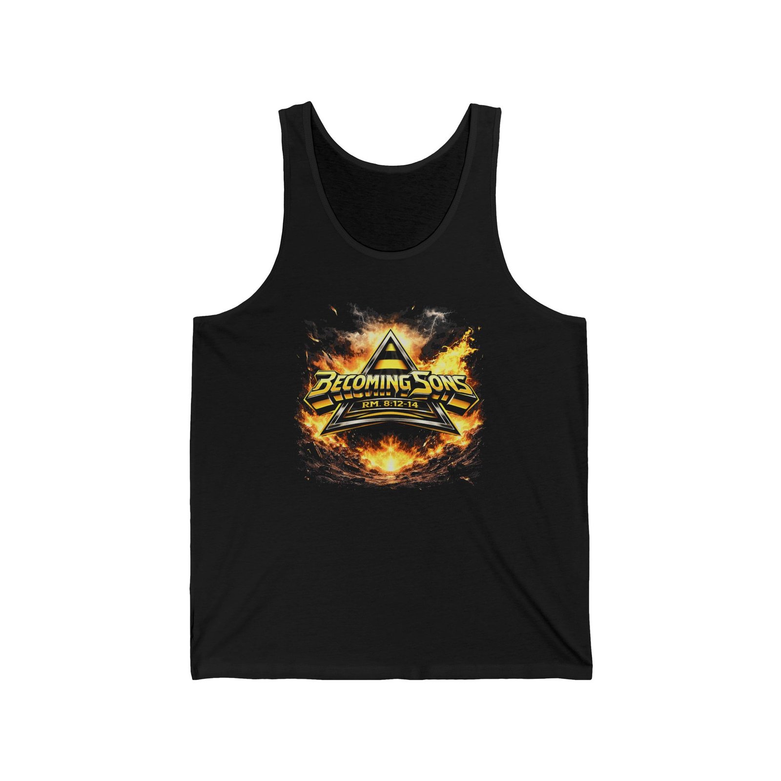 Becoming Sons - Stryper Shield Logo Unisex Jersey Tank Top
