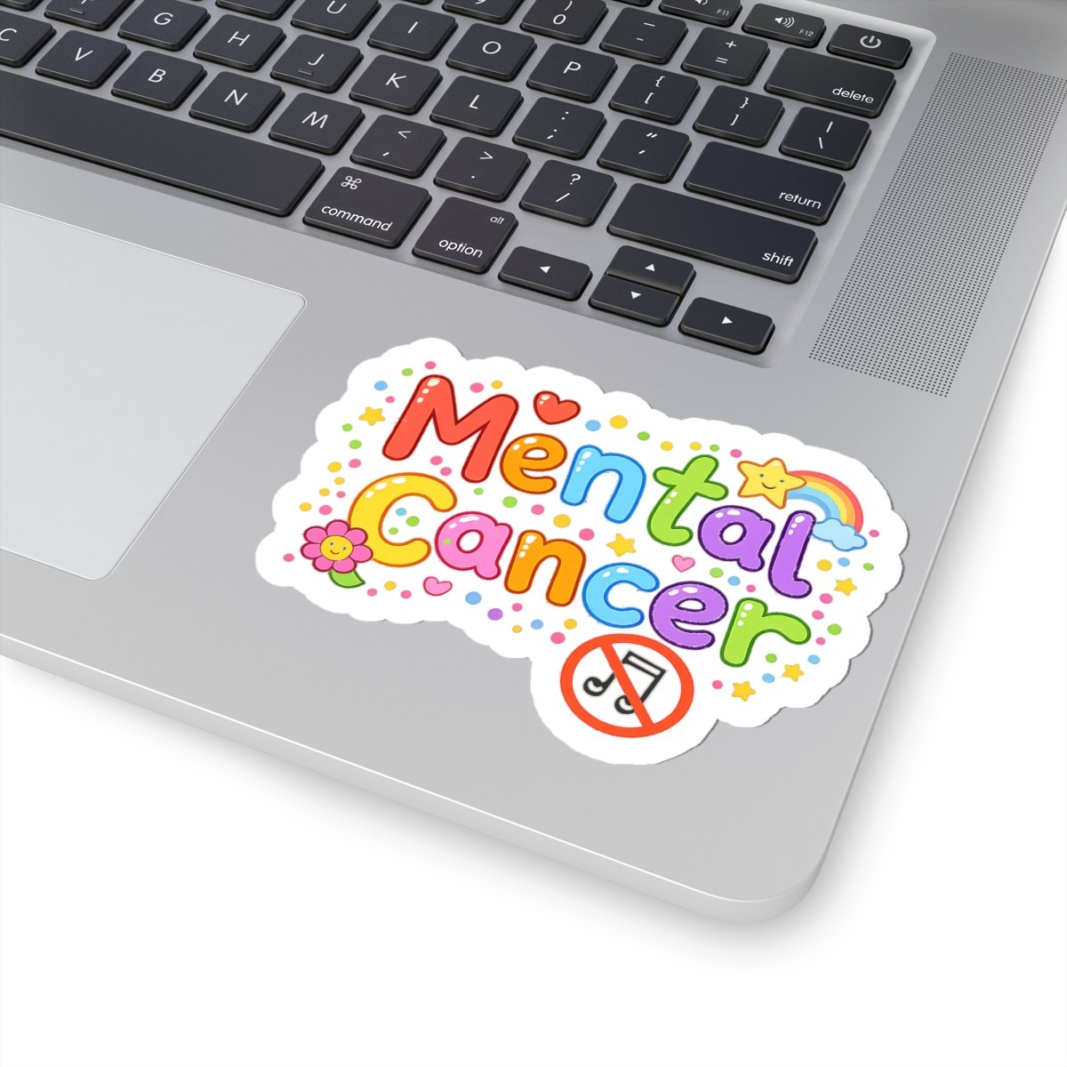Mental Cancer - Happy Die Cut Stickers - Image 11