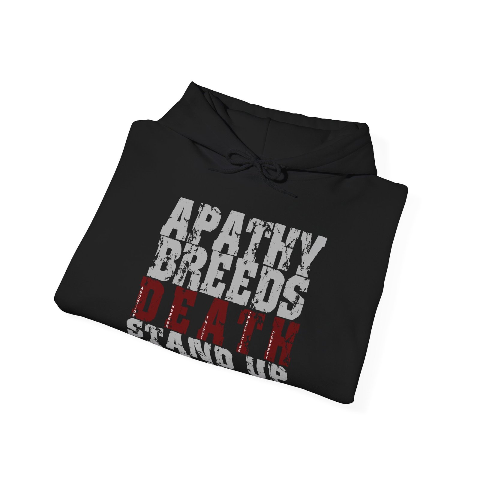 Rock For Life - Apathy Pullover Hooded Sweatshirt - Image 4