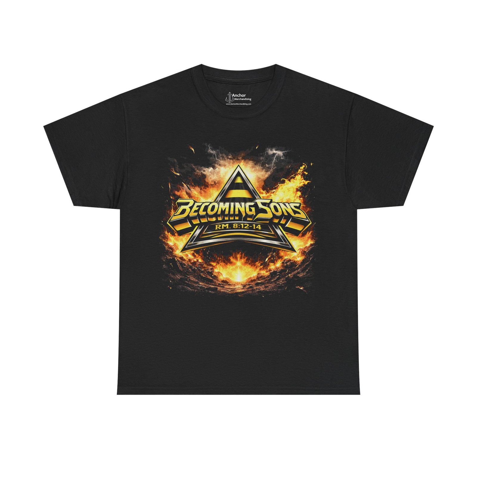Becoming Sons - Stryper Shield Logo Short Sleeve T-shirt