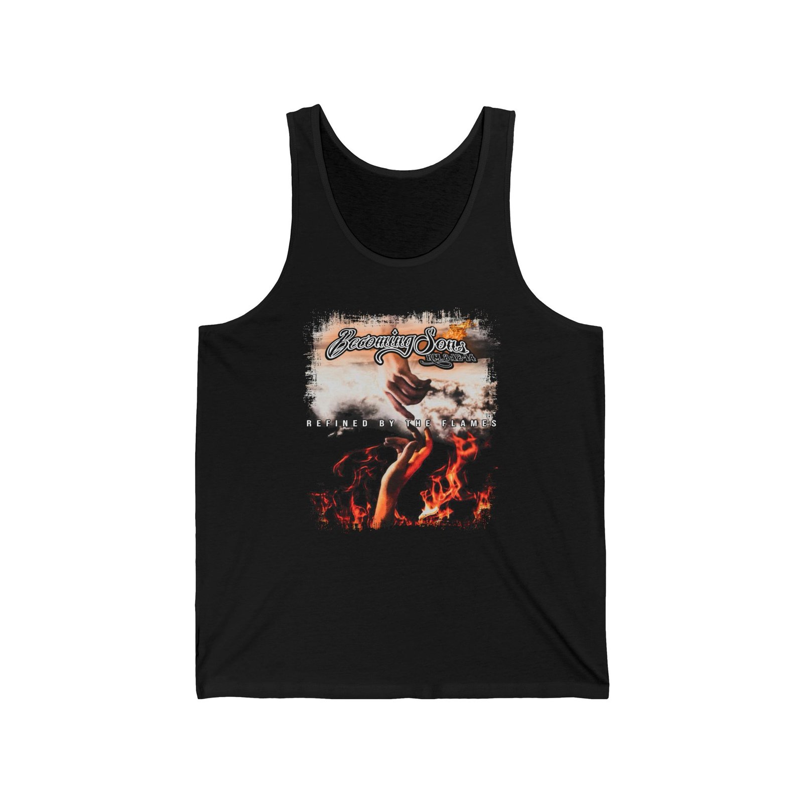 Becoming Sons - Refined By The Flames Unisex Jersey Tank Top (2-Sided)