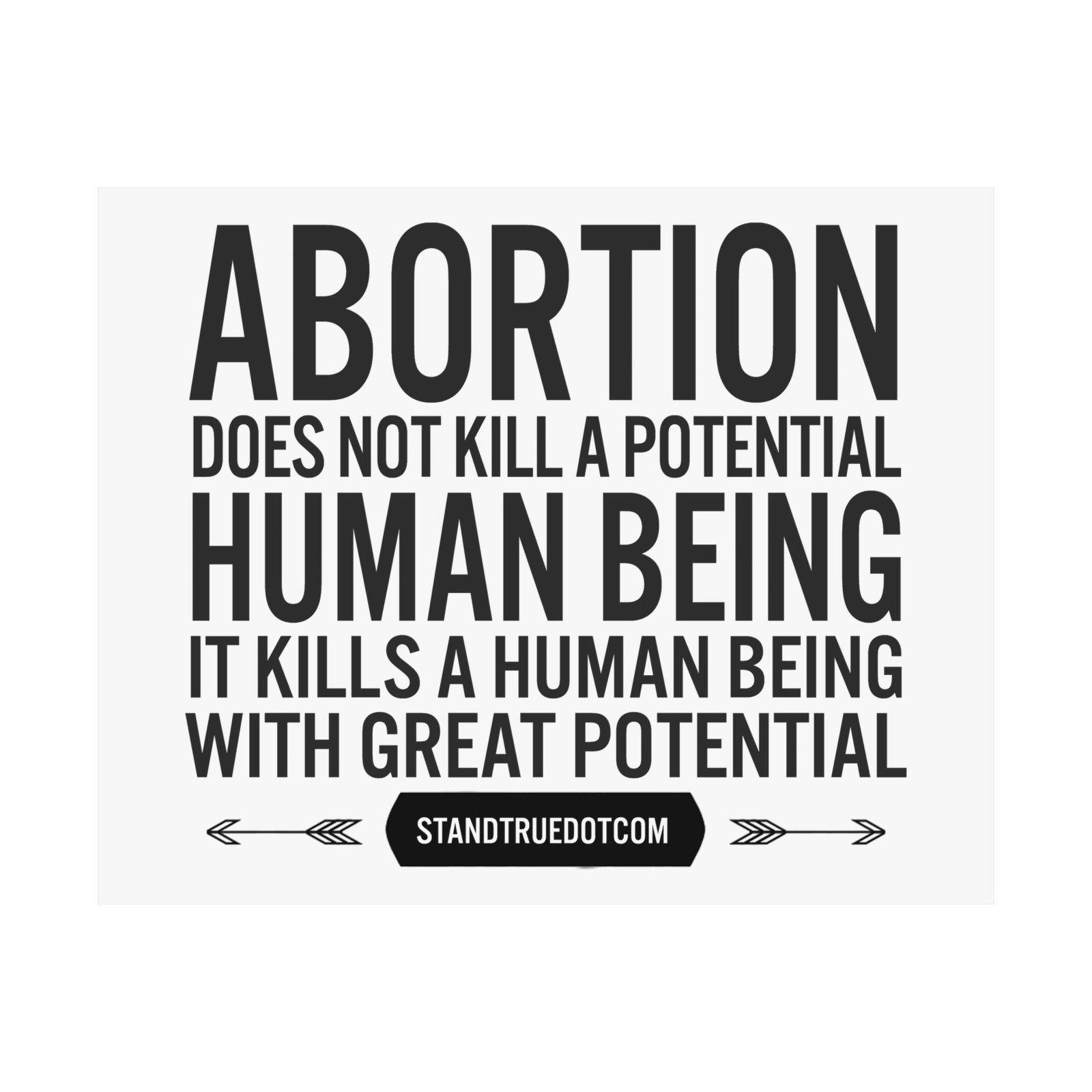 Rock For Life - Great Potential Poster Prints (210gsm) - Image 13