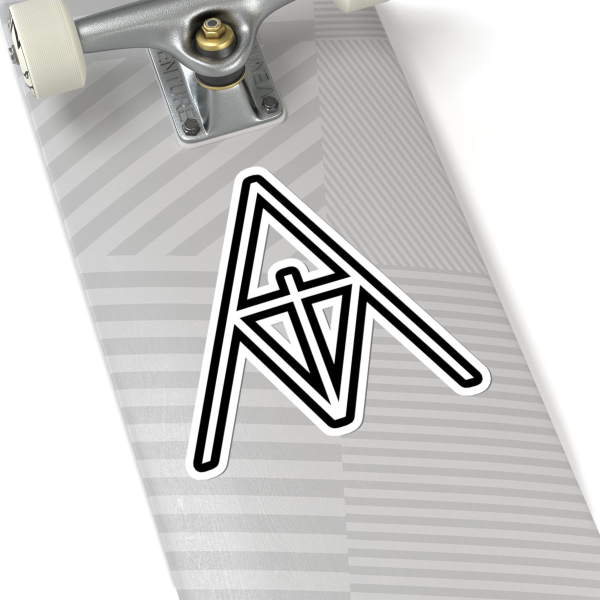 At The Mountain Symbol Die Cut Stickers