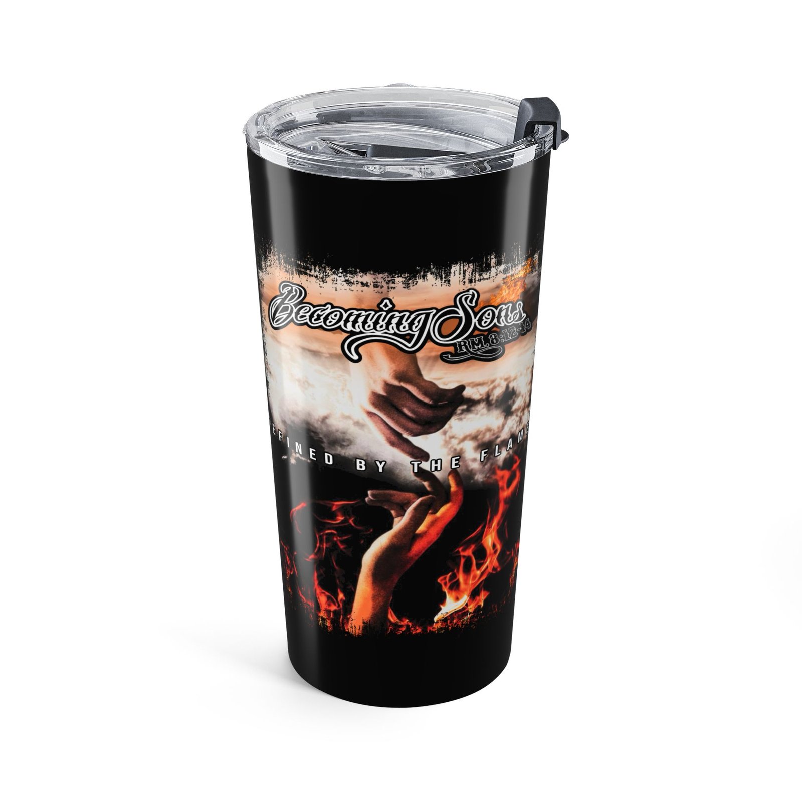 Becoming Sons - Refined By The Flames 20oz Stainless Steel Tumbler