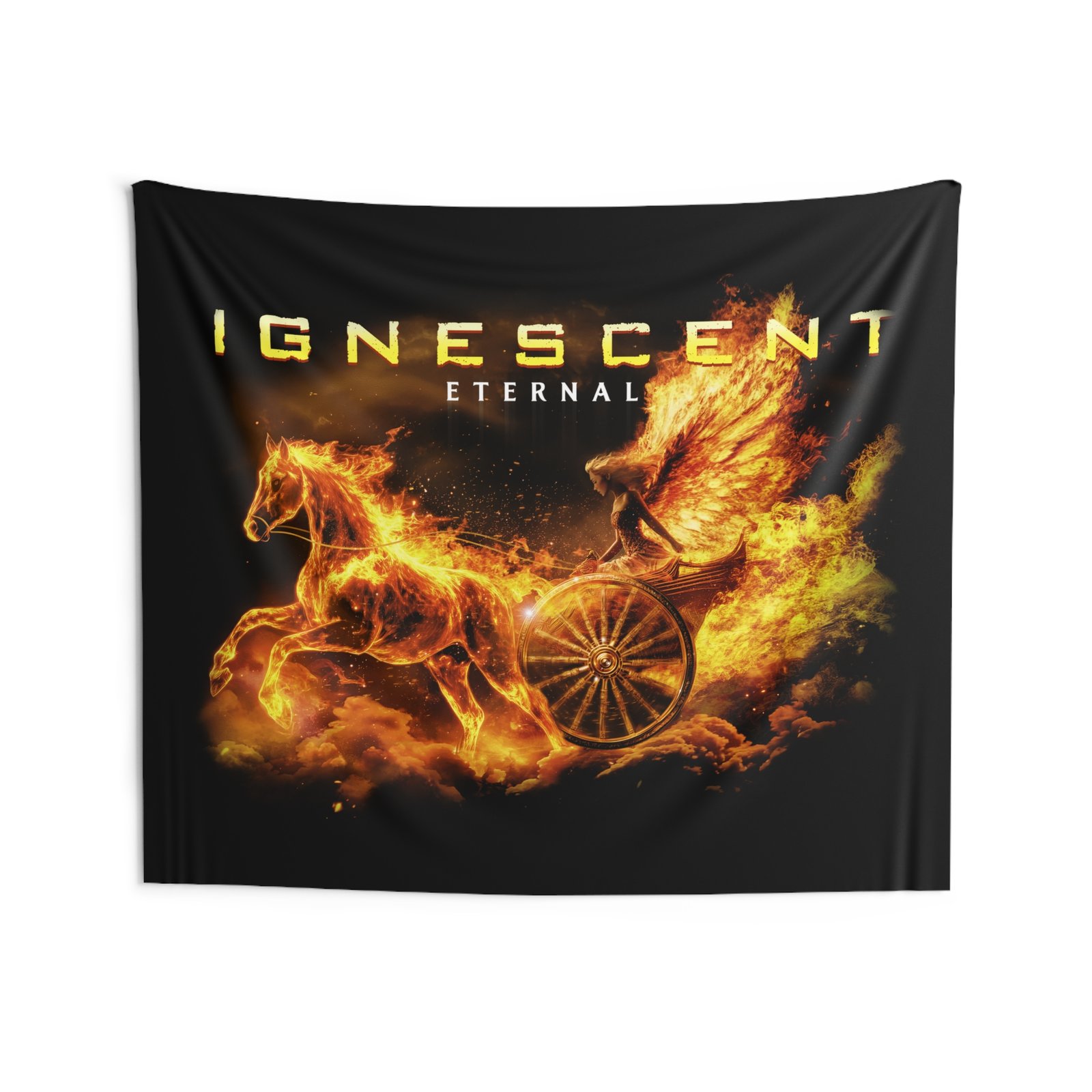 Ignescent Chariot Of Fire Indoor Wall Tapestries