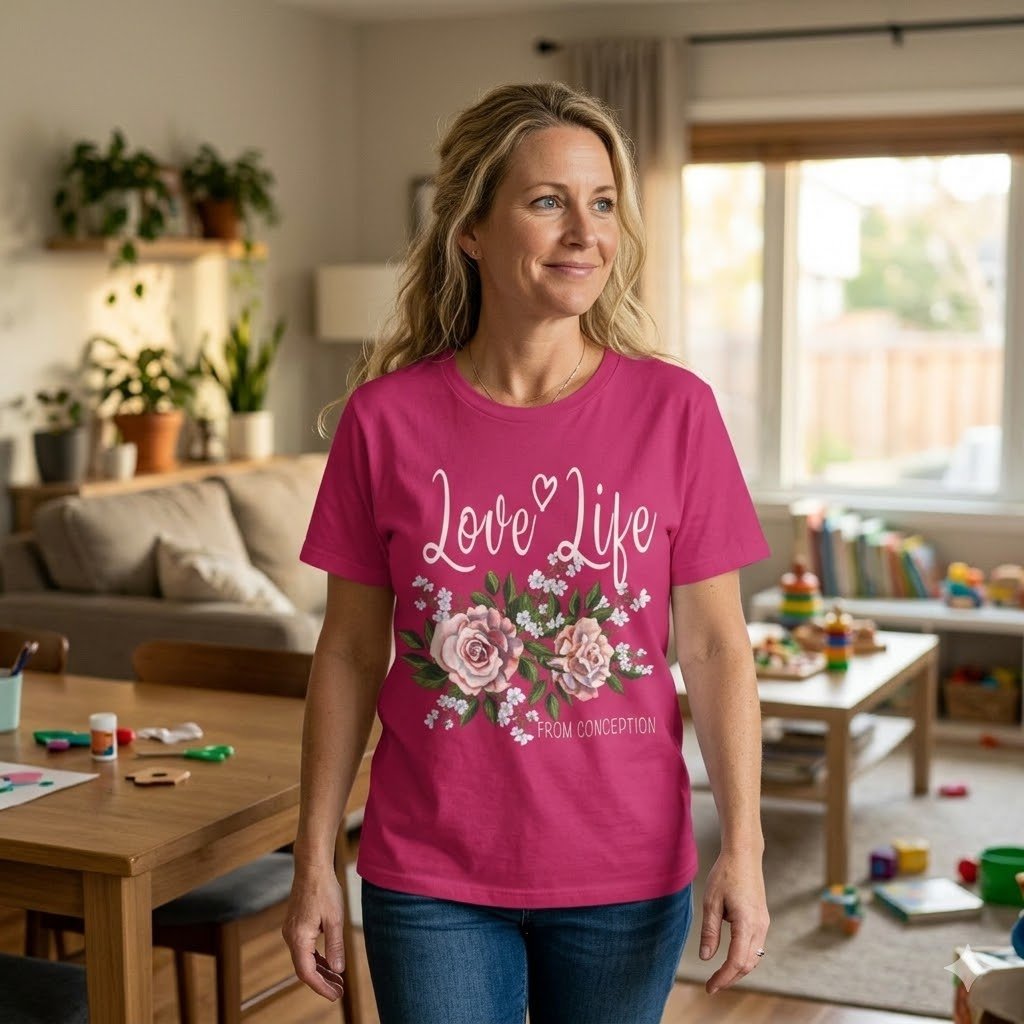 Rock For Life - Love Life Bella+Canvas Soft Short Sleeve Tee