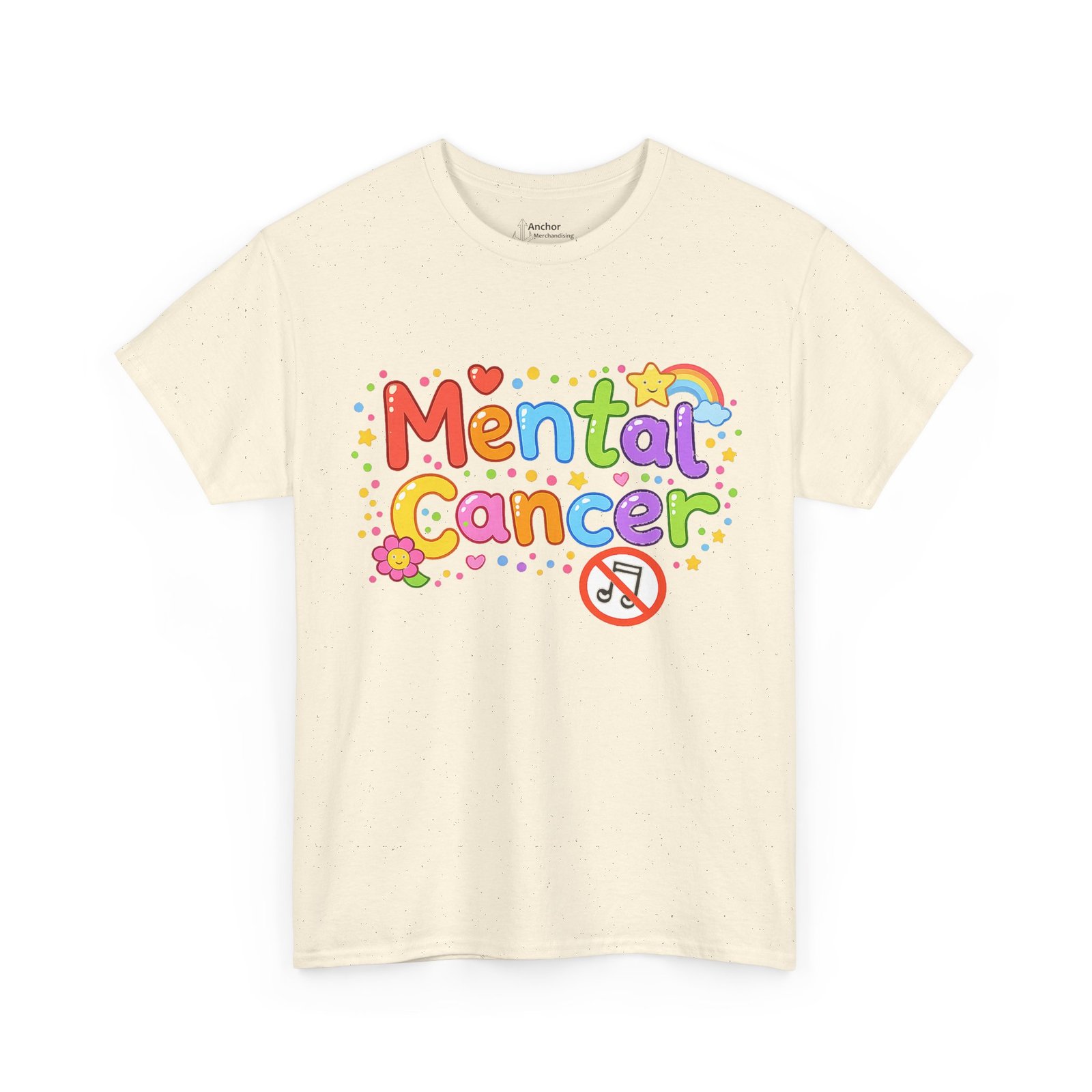 Mental Cancer - Happy Short Sleeve T-shirt - Image 4